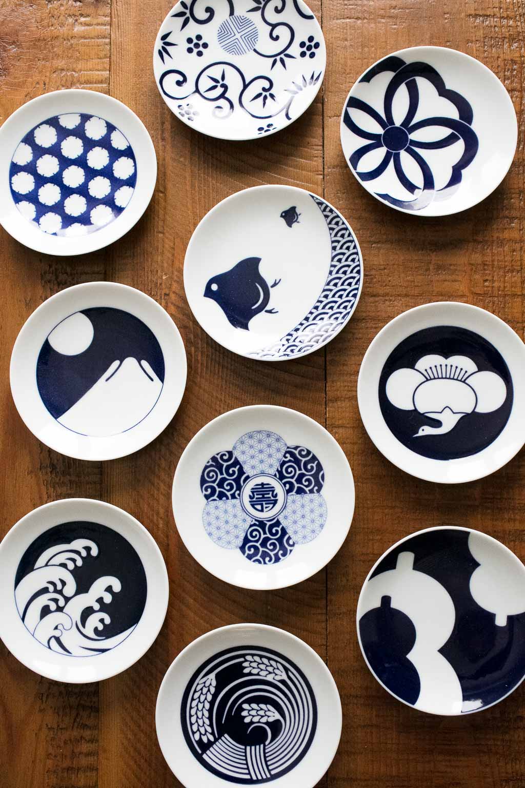 Kihara Porcelain Komon Small Plate -Shochikubai