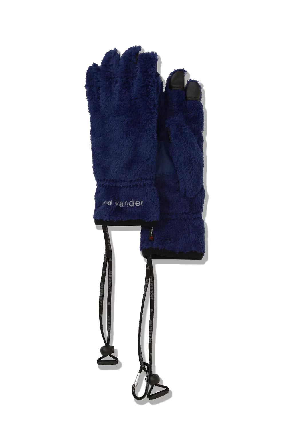 And Wander - High Loft Fleece Glove - Black