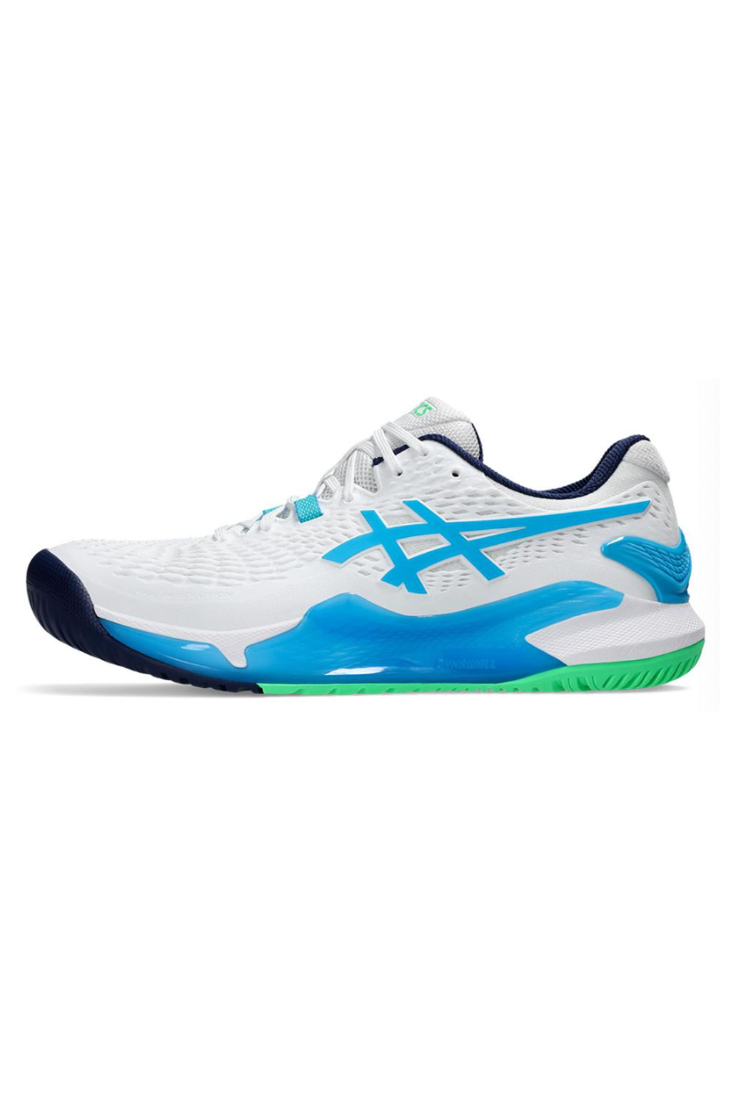 Asics - GEL-RESOLUTION 9 - White x Digital Aqua