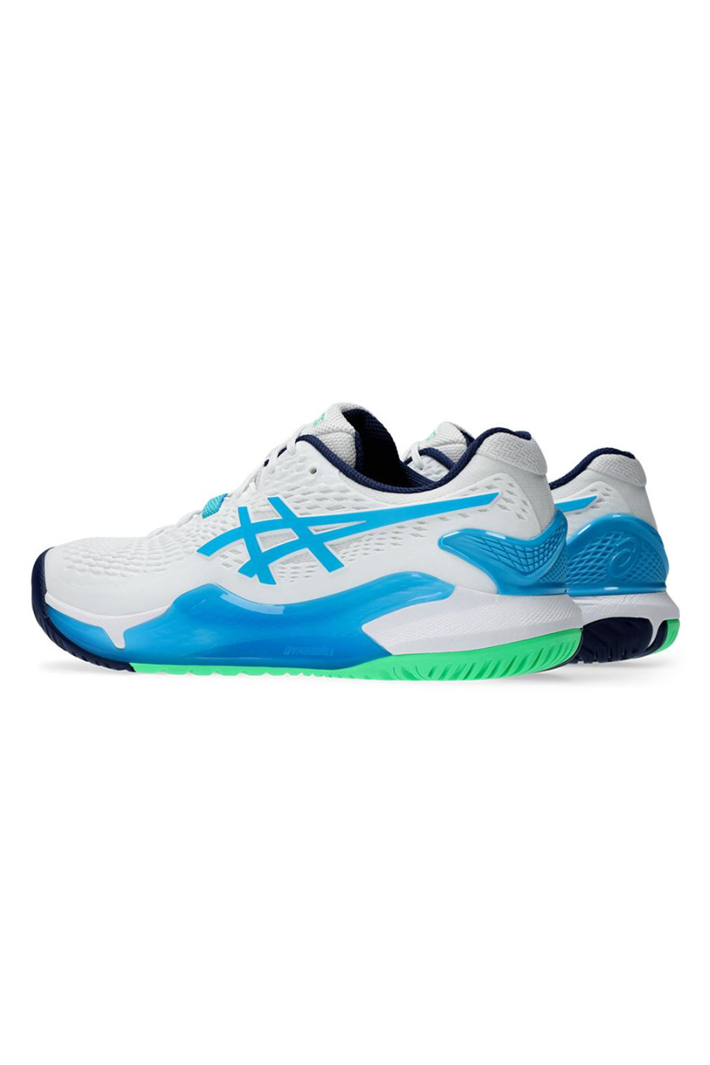 Asics - GEL-RESOLUTION 9 - White x Digital Aqua