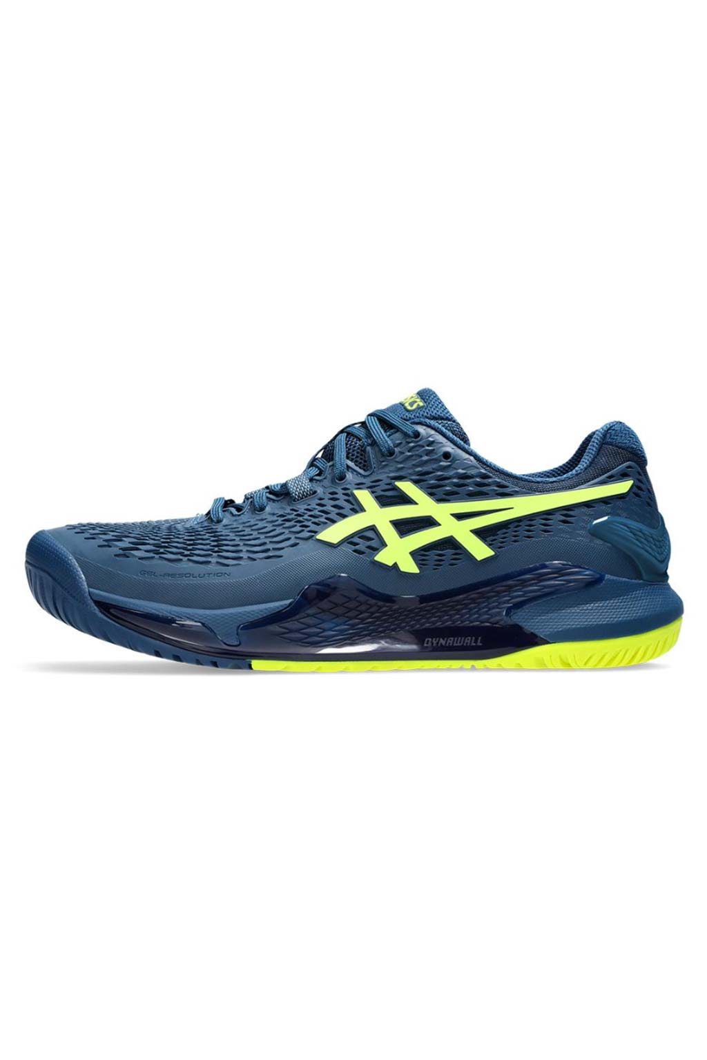 Asics - GEL-RESOLUTION 9 (Wide) - Mako Blue x Safety Yellow