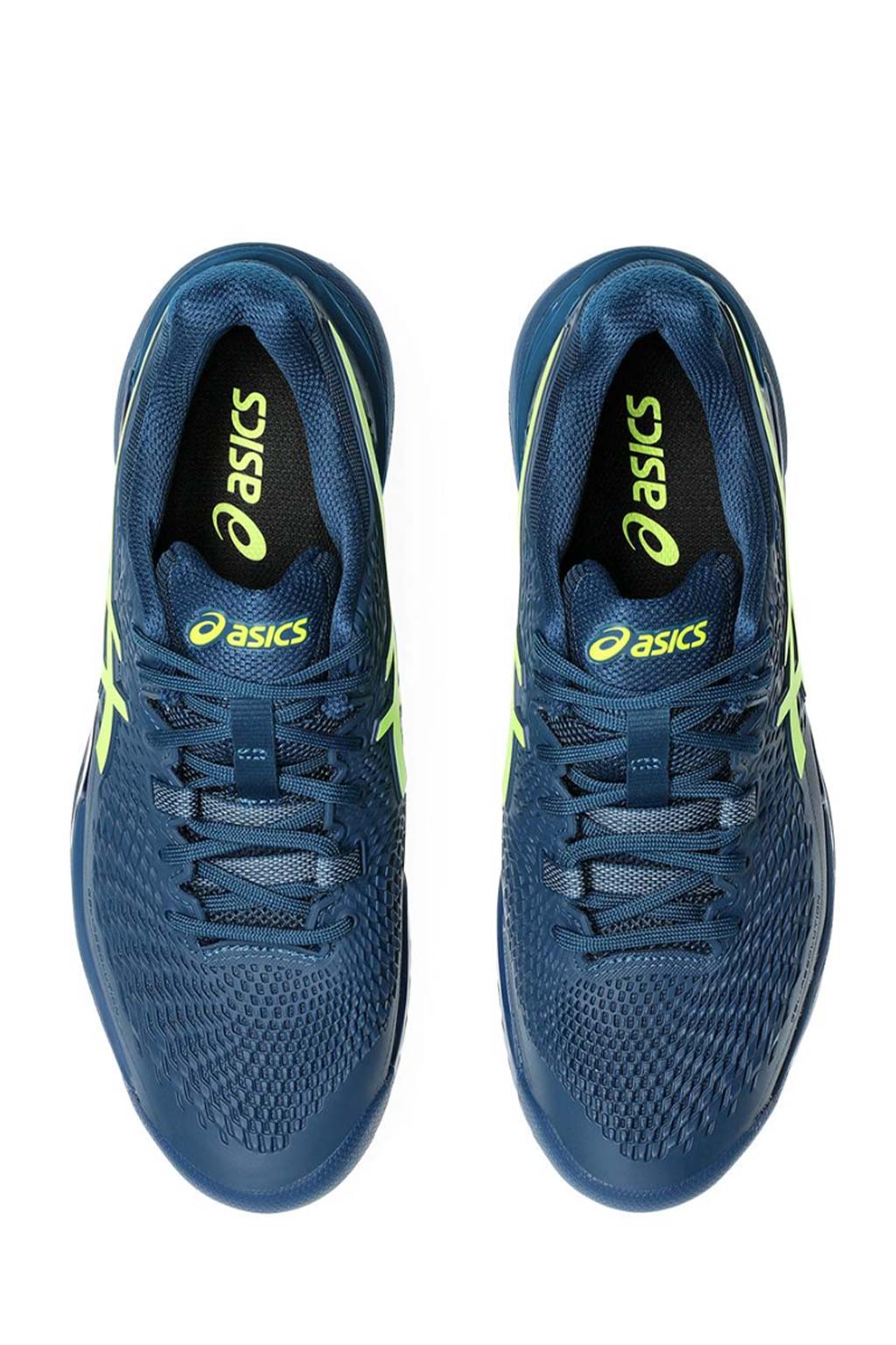 Asics - GEL-RESOLUTION 9 (Wide) - Mako Blue x Safety Yellow