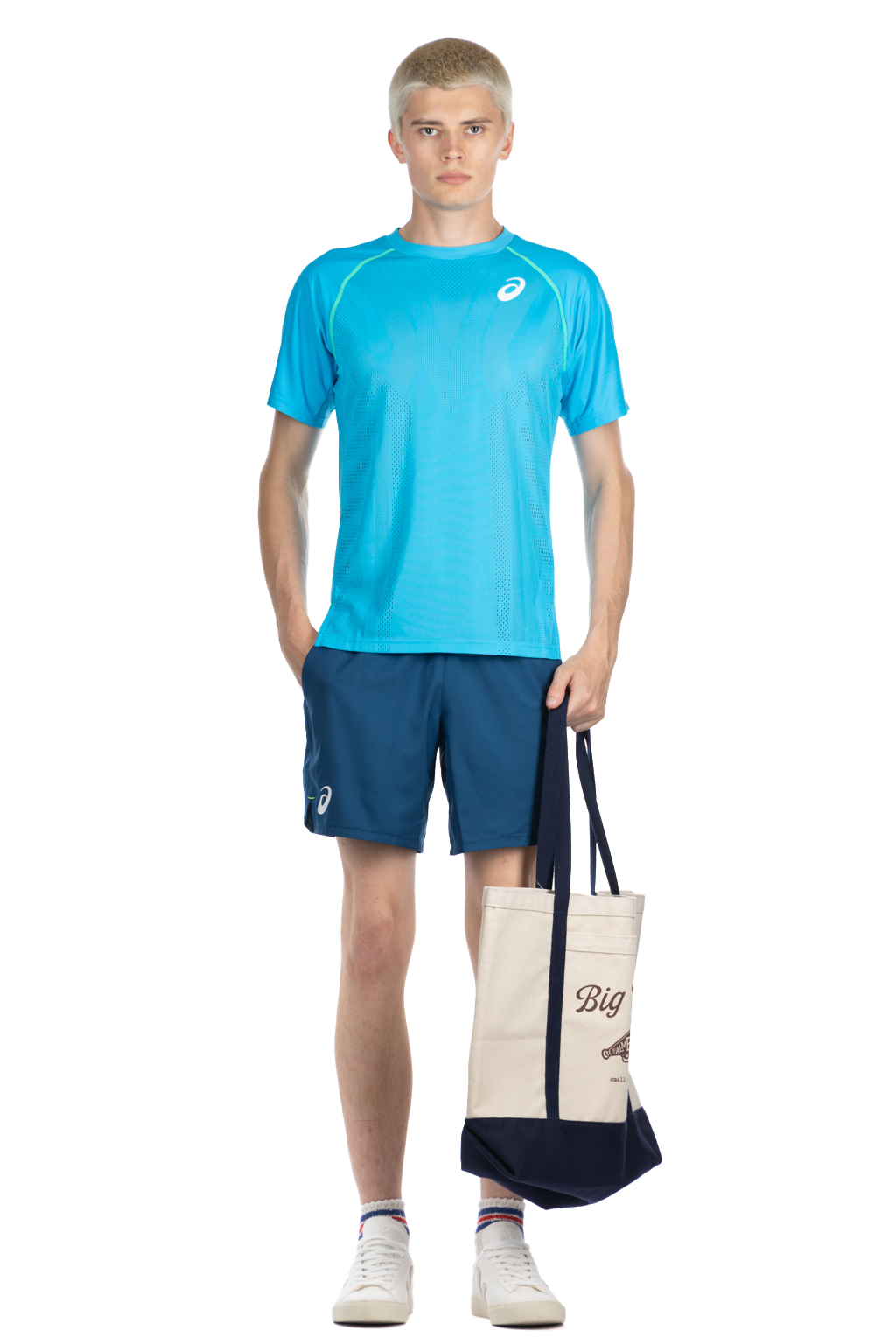 Asics - 'Men Match Actibreeze SS Top-Mako Blue