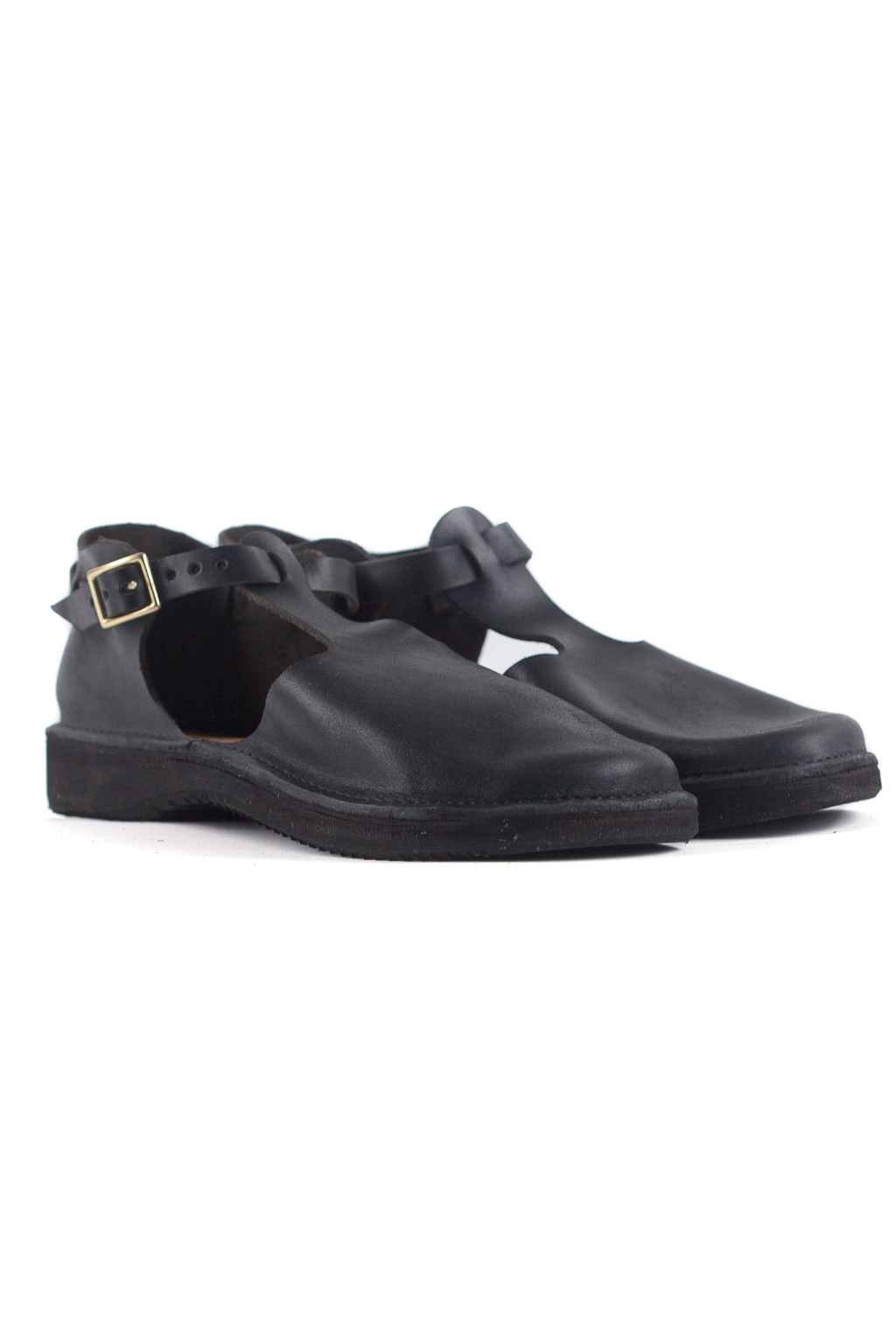 Aurora Shoes T-Strap - Black