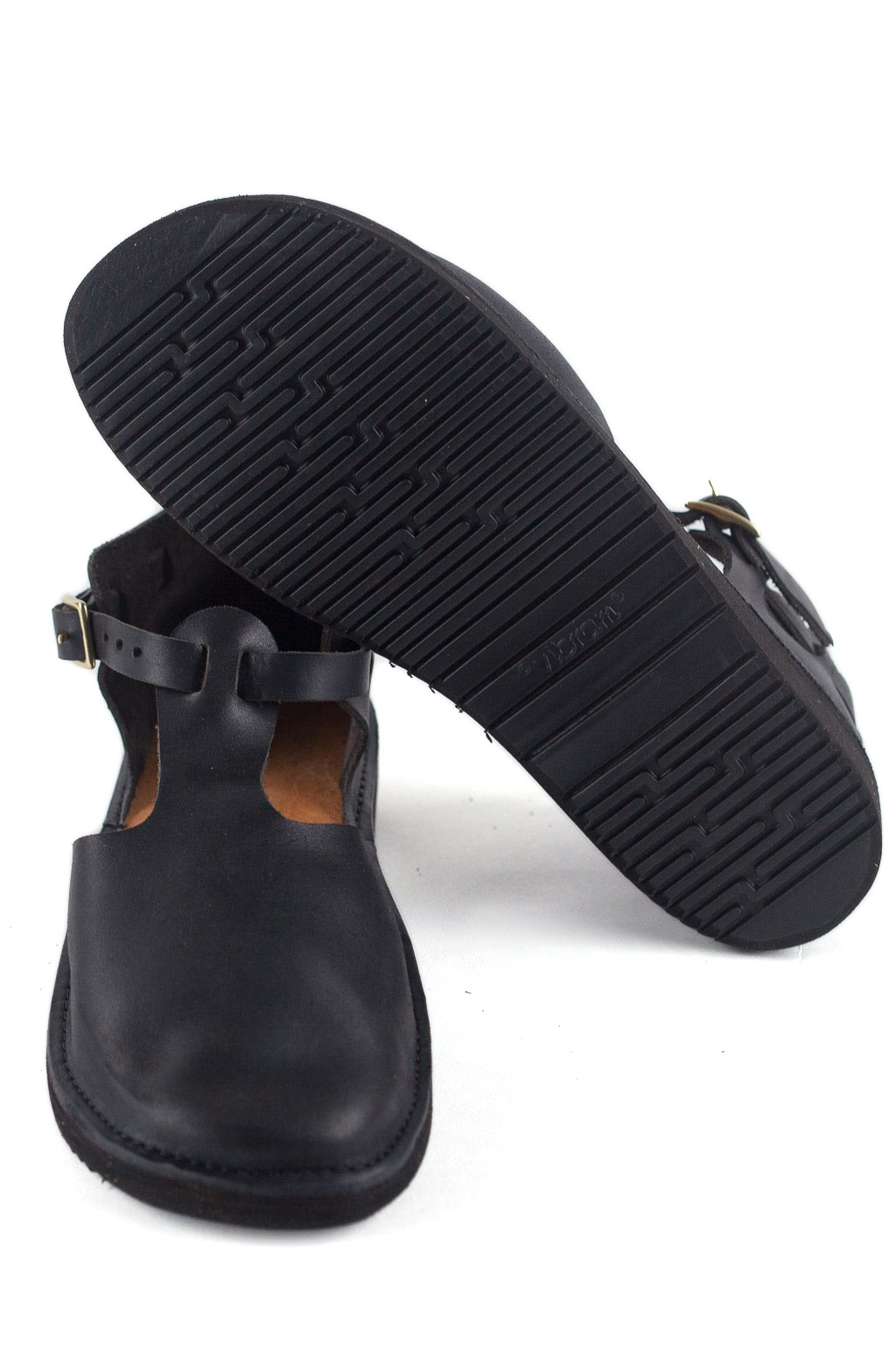 Aurora Shoes T-Strap - Black