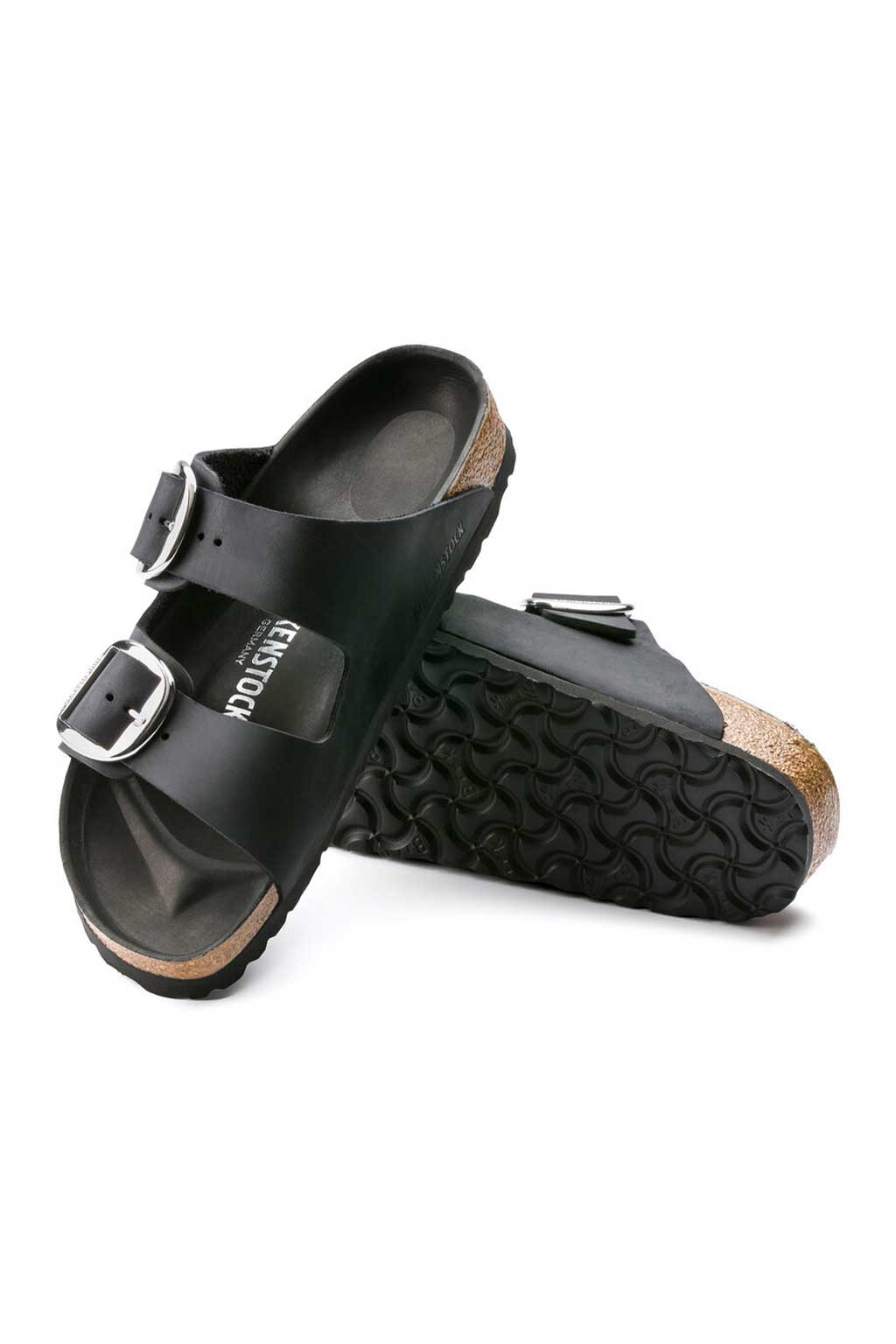 Birkenstock - Women's Arizona Big Buckle - Black Oiled Leather