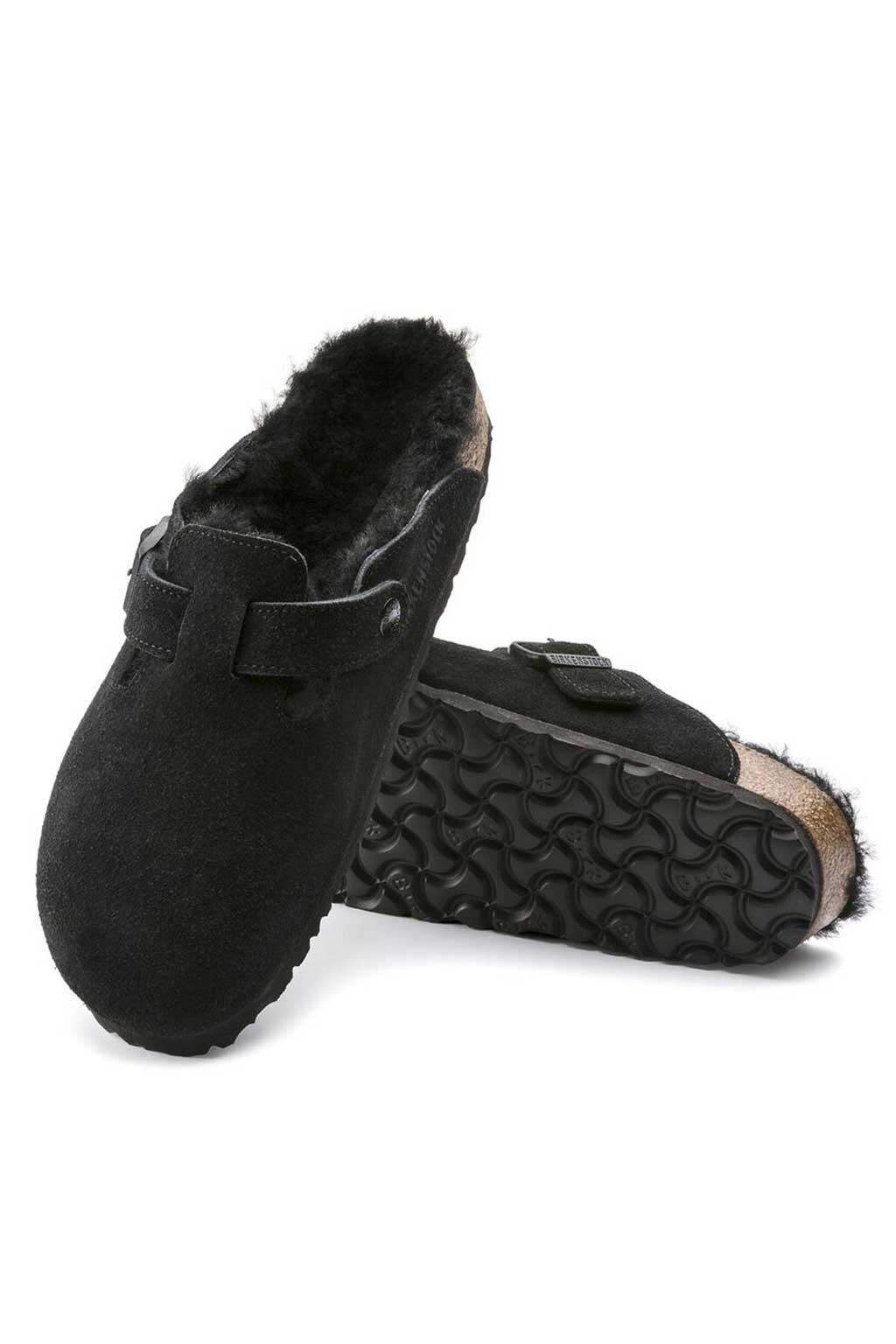 Birkenstock - Boston Shearling Black