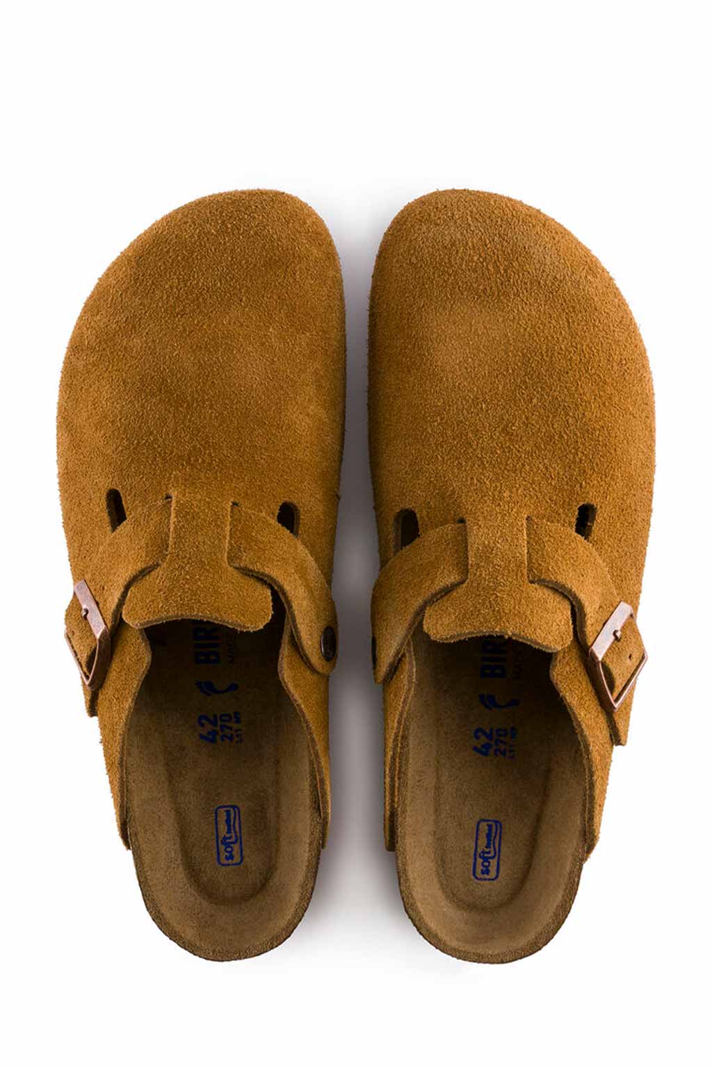 Birkenstock - Boston Soft Footbed - Suede Mink - Narrow