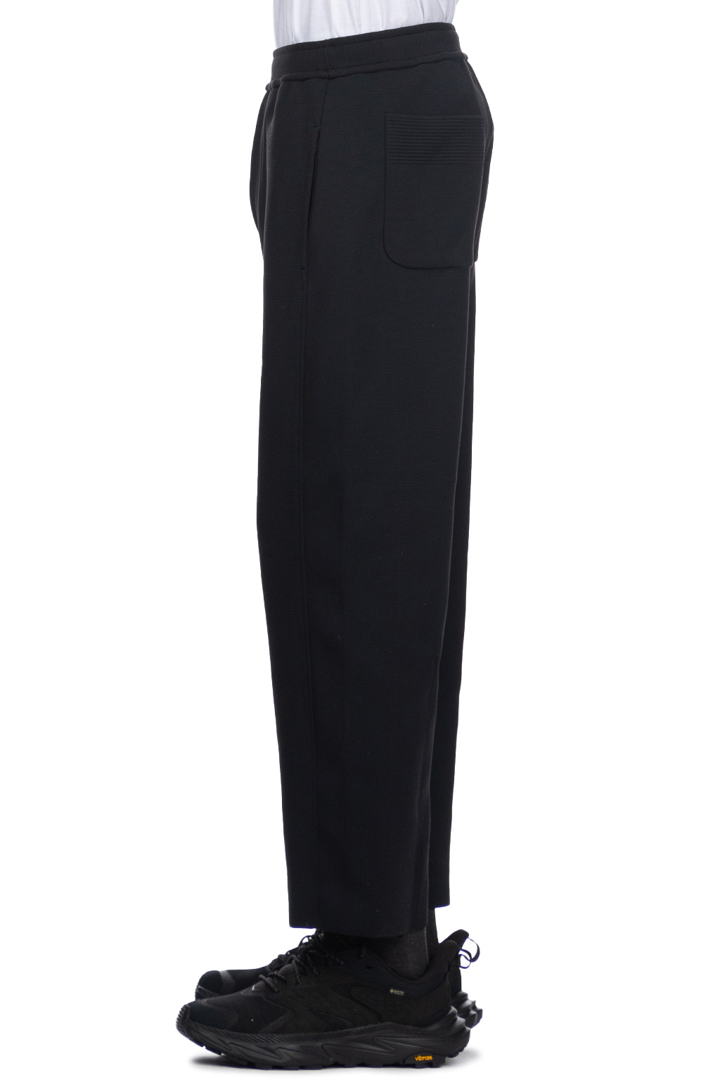 CFCL - Milan Rib Curved Pants -  Black