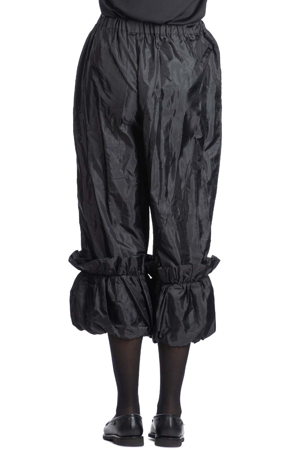 Comme Des Garcons Comme Des Garcons  - Poly-Taffeta Garment Washed Pants - Black