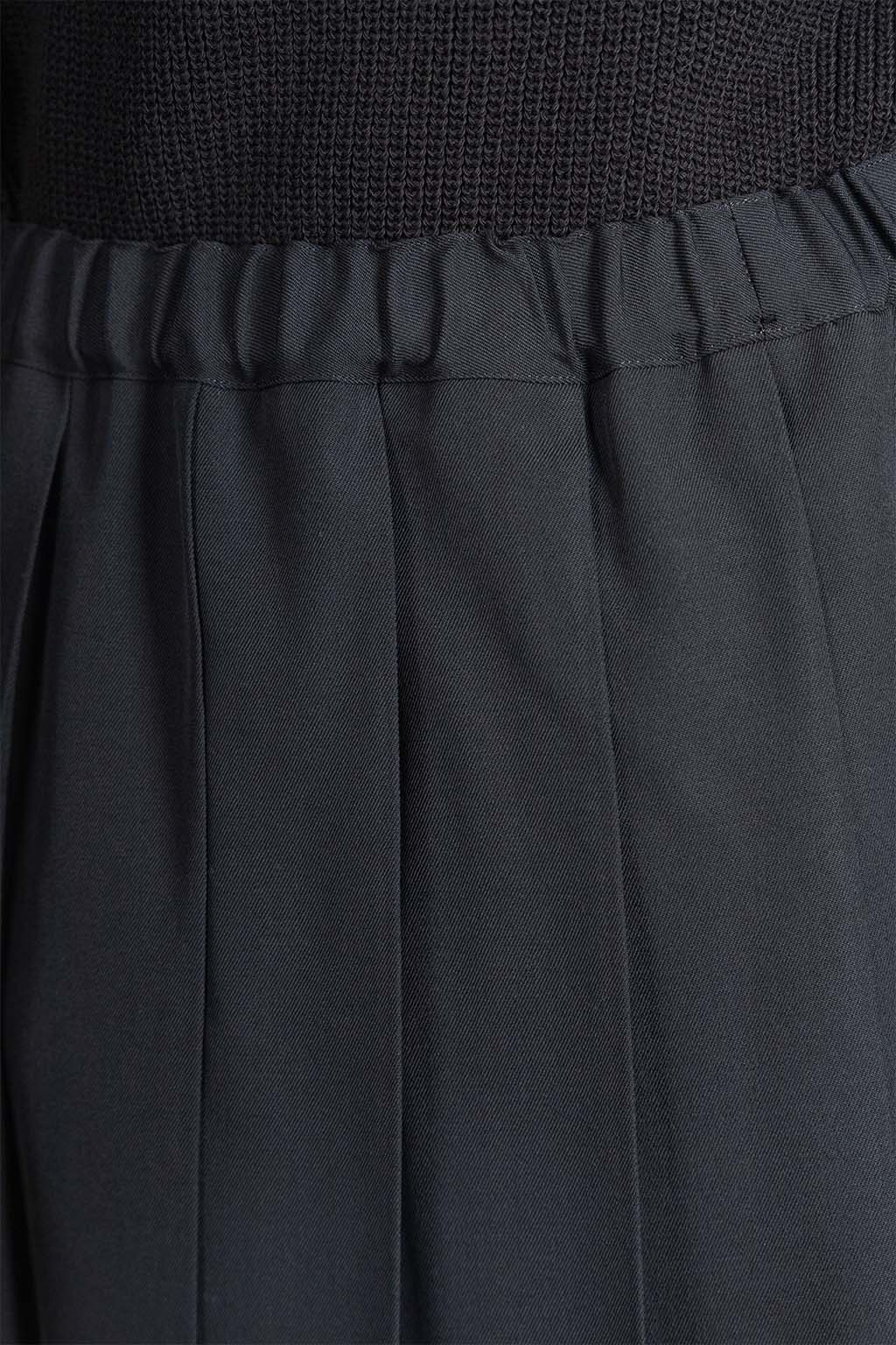 Comme Des Garcons Comme Des Garcons  - Wool Pleated Skirt - Black