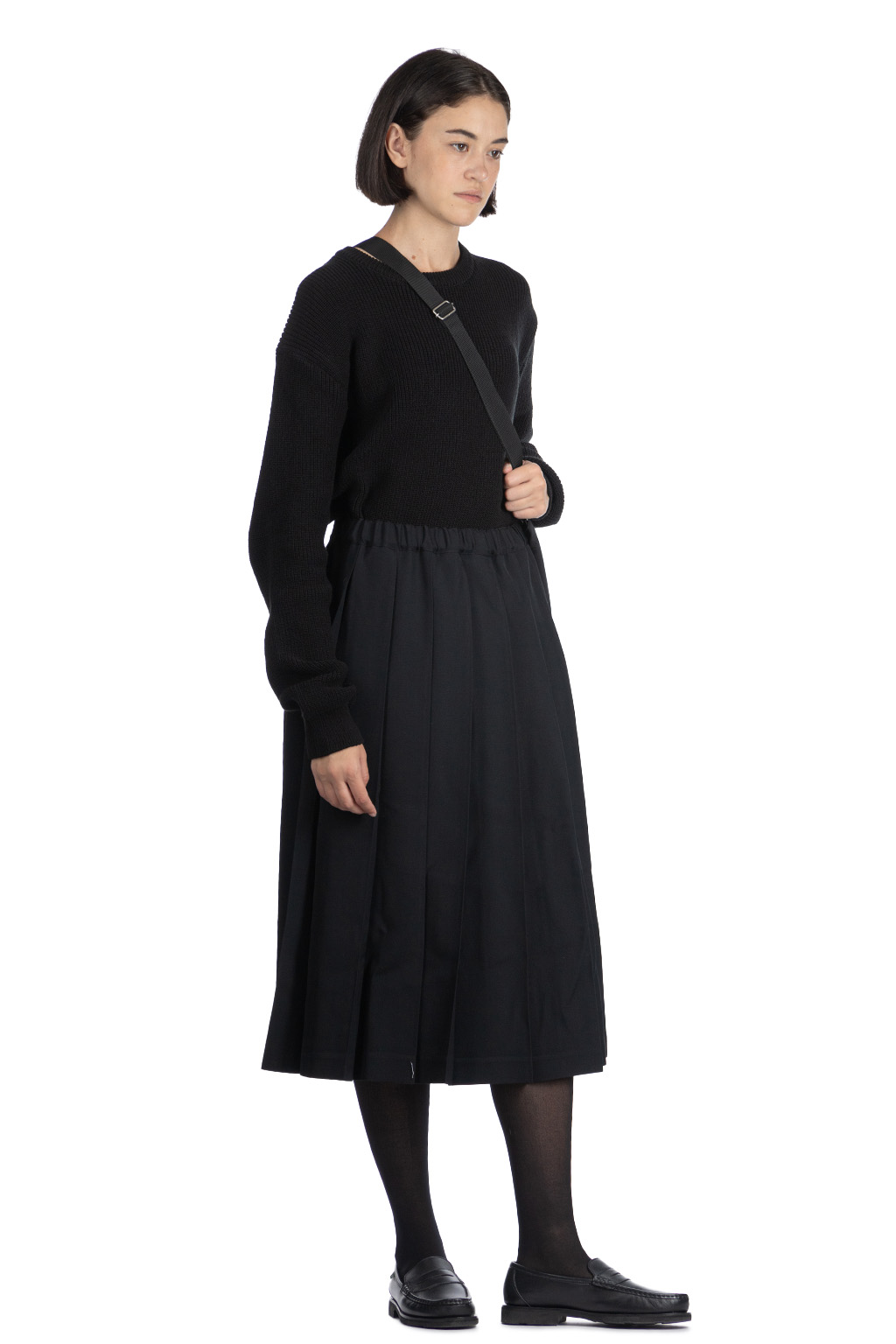 Comme Des Garcons Comme Des Garcons  - Wool Pleated Skirt - Black