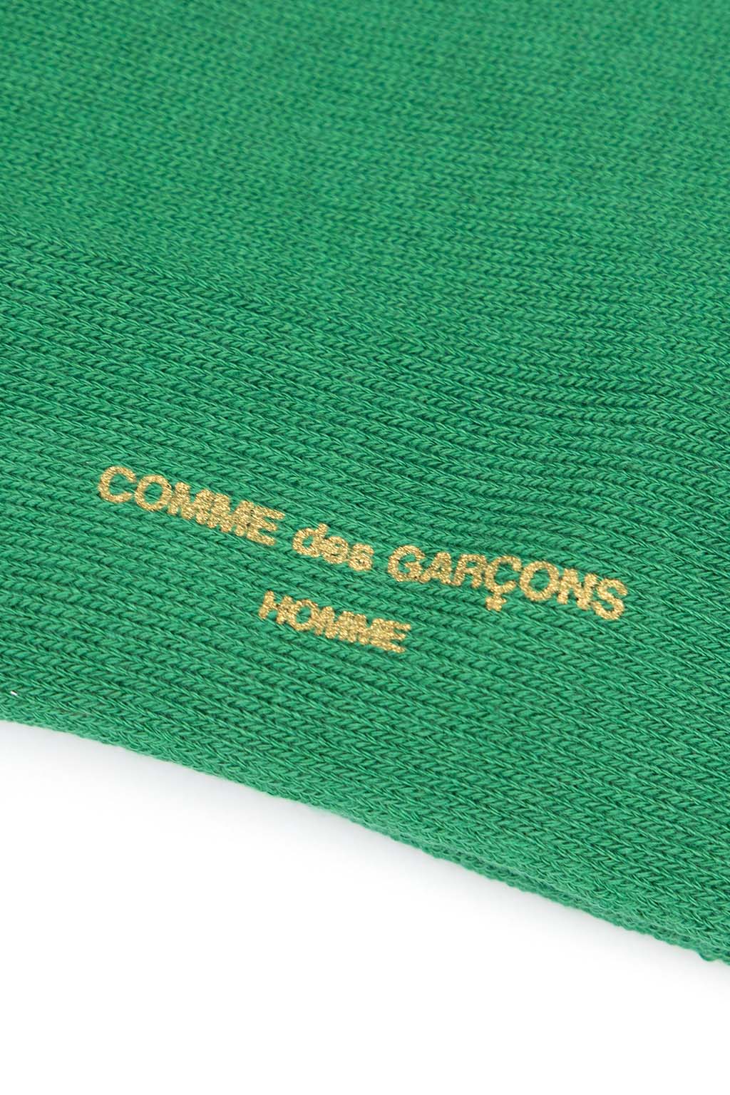 Comme Des Garcons Homme - Cotton Mix Logo Socks - 2 Colors