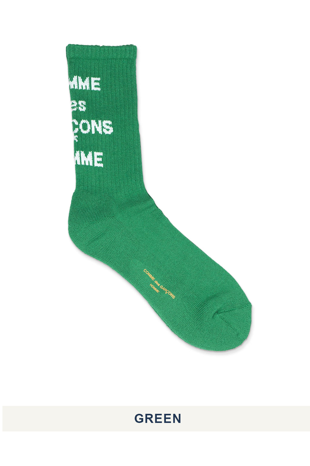 Comme Des Garcons Homme - Cotton Mix Logo Socks - 2 Colors