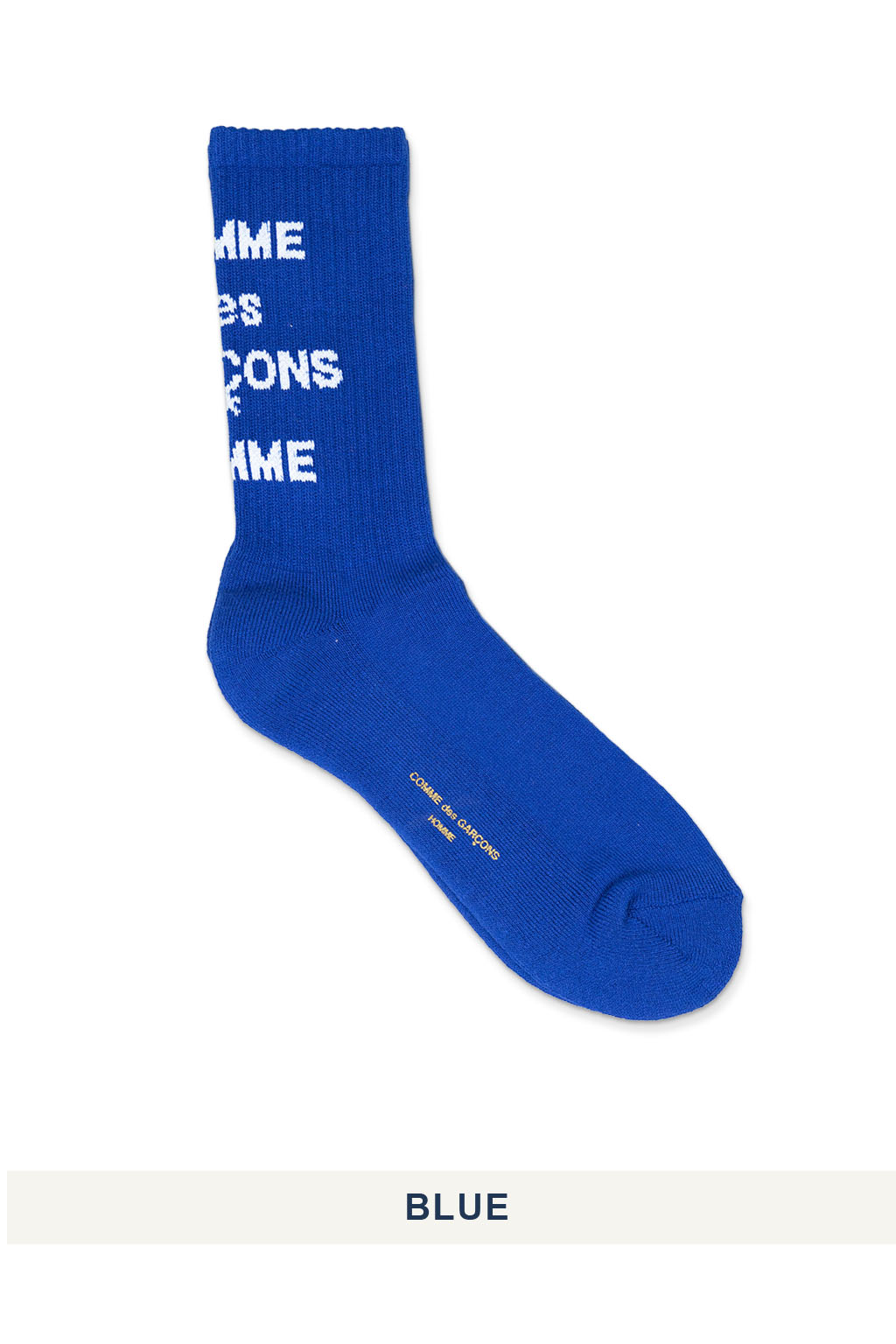 Comme Des Garcons Homme - Cotton Mix Logo Socks - 2 Colors