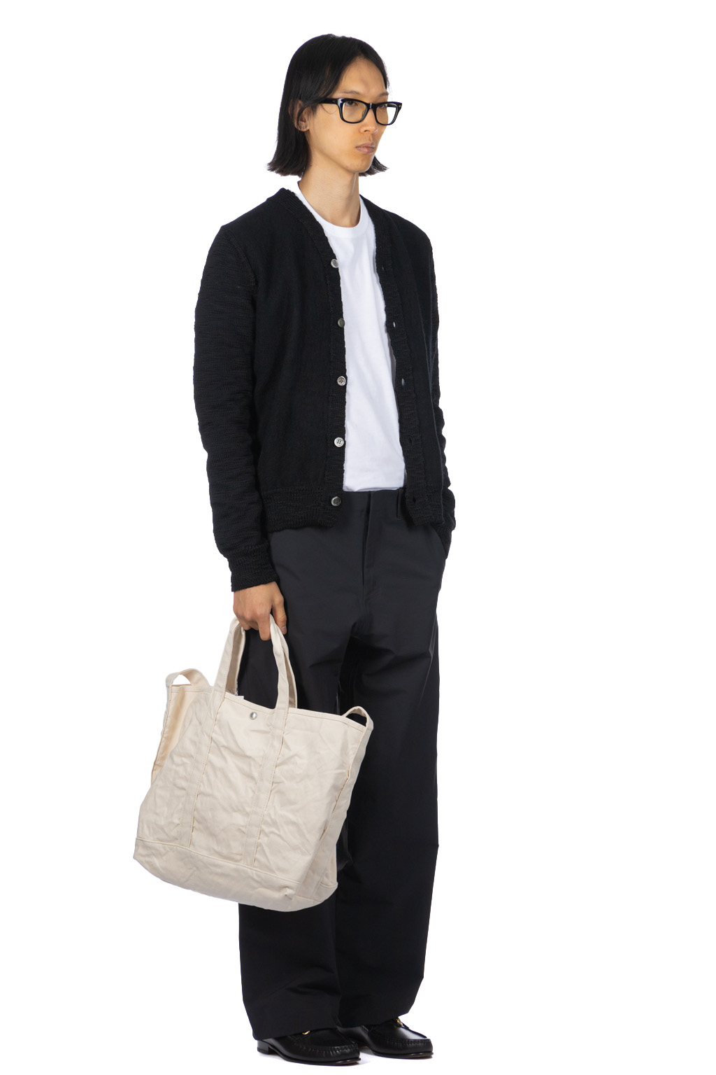 Comme Des Garcons Homme Deux - Wool Cardigan - Black