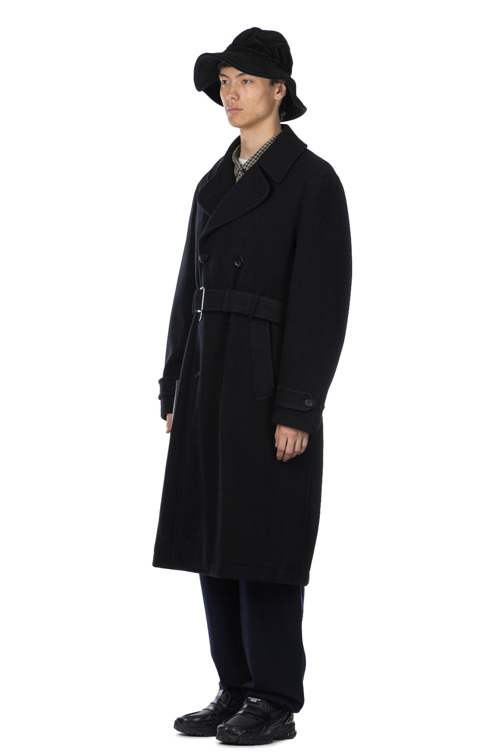 Comme Des Garcons Homme Deux - Wool Nylon Coat