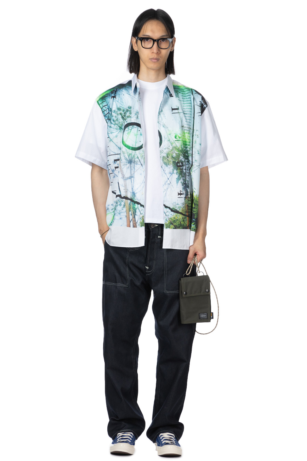 Comme Des Garcons Homme - Pattern Shirt - A White