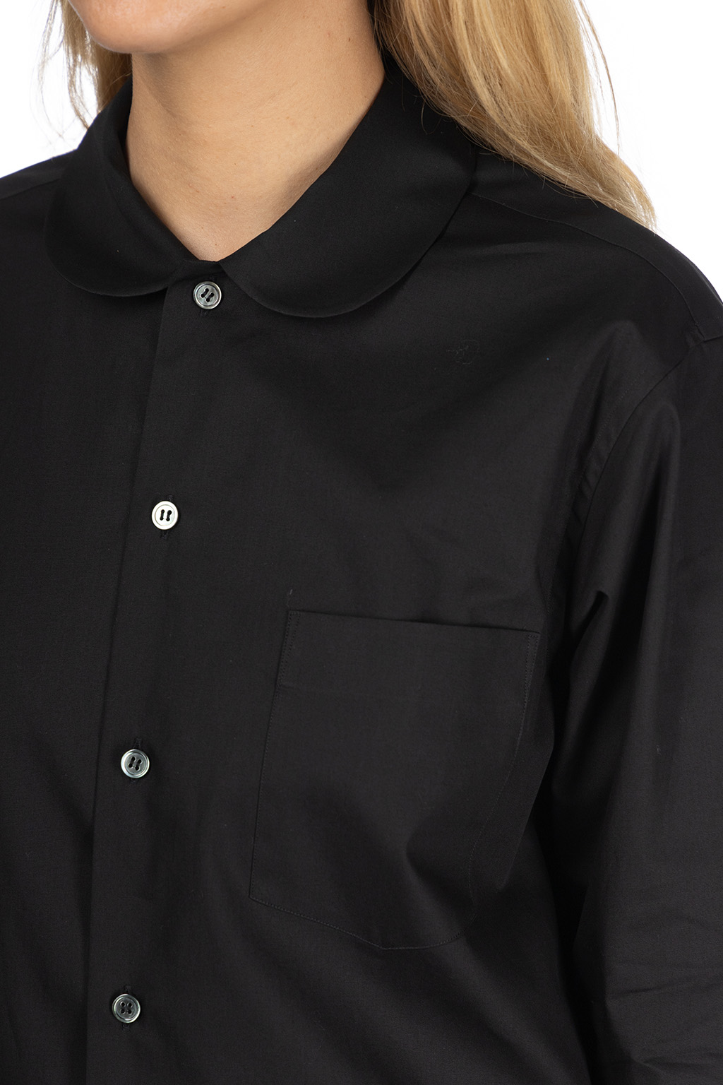 Comme Des Garcons TAO - Cotton Broad Blouse - Black