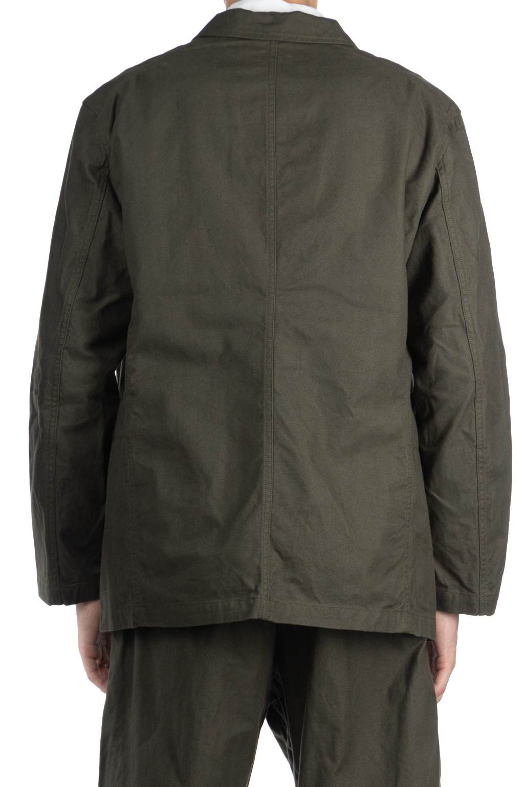 Engineered Garments - Bedford Jacket-Olive Cotton Brushed HB