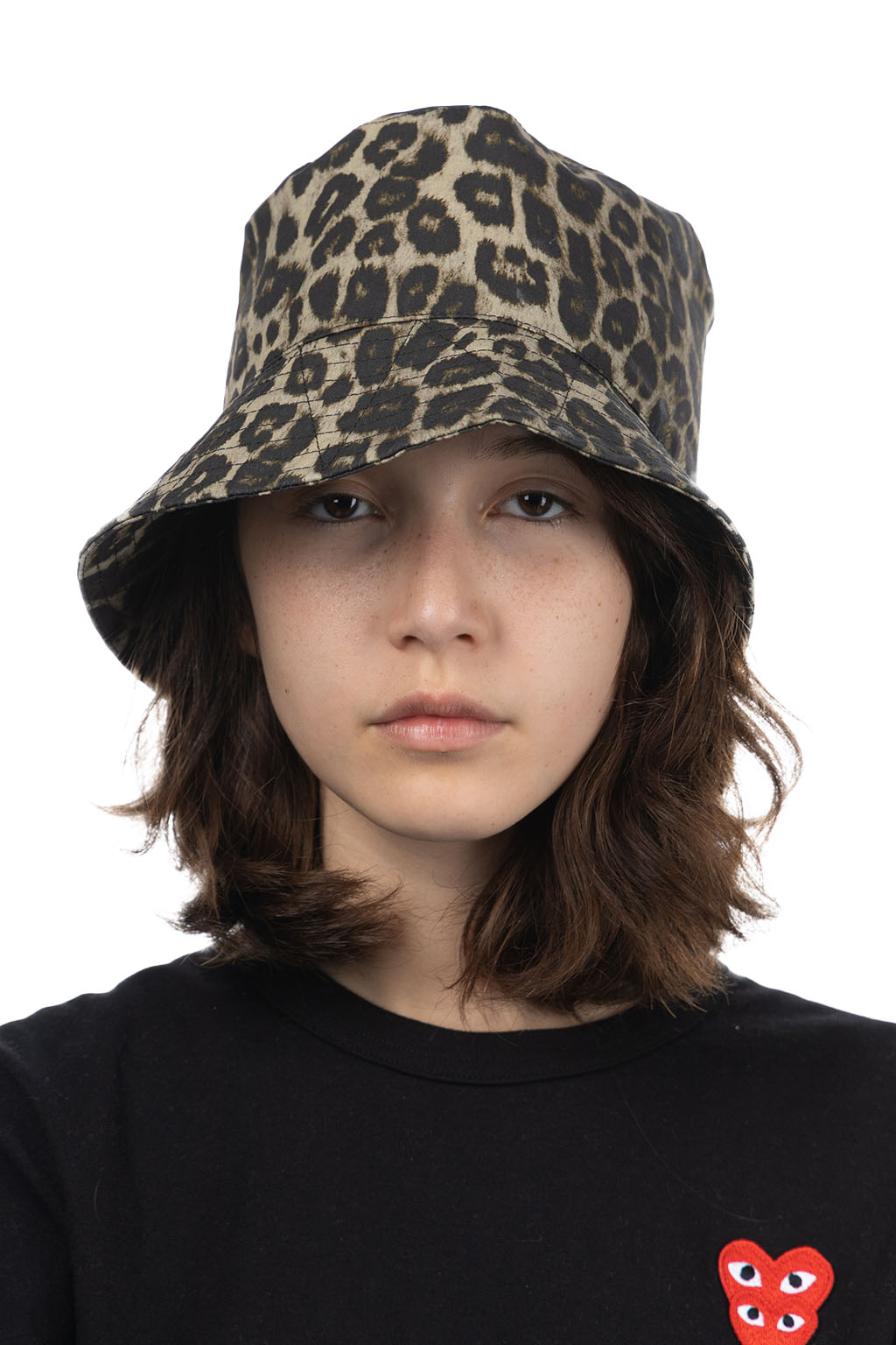 Engineered Garments - Bucket Hat - Brown Nyco Leopard Print