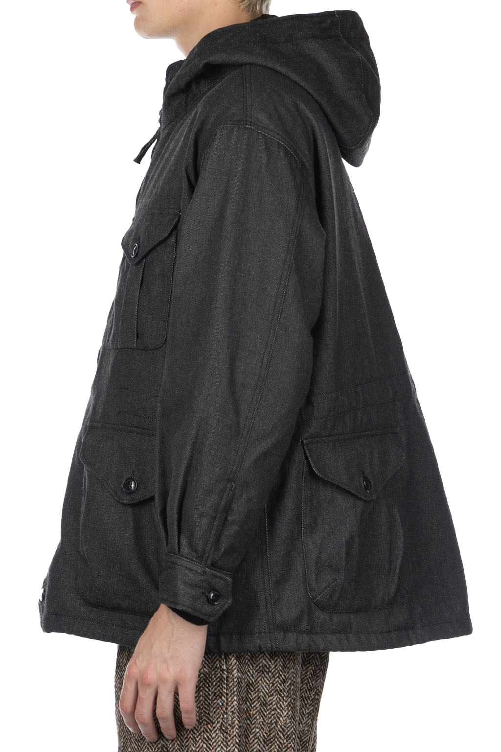 Engineered Garments - Field Parka - Black PC Denim