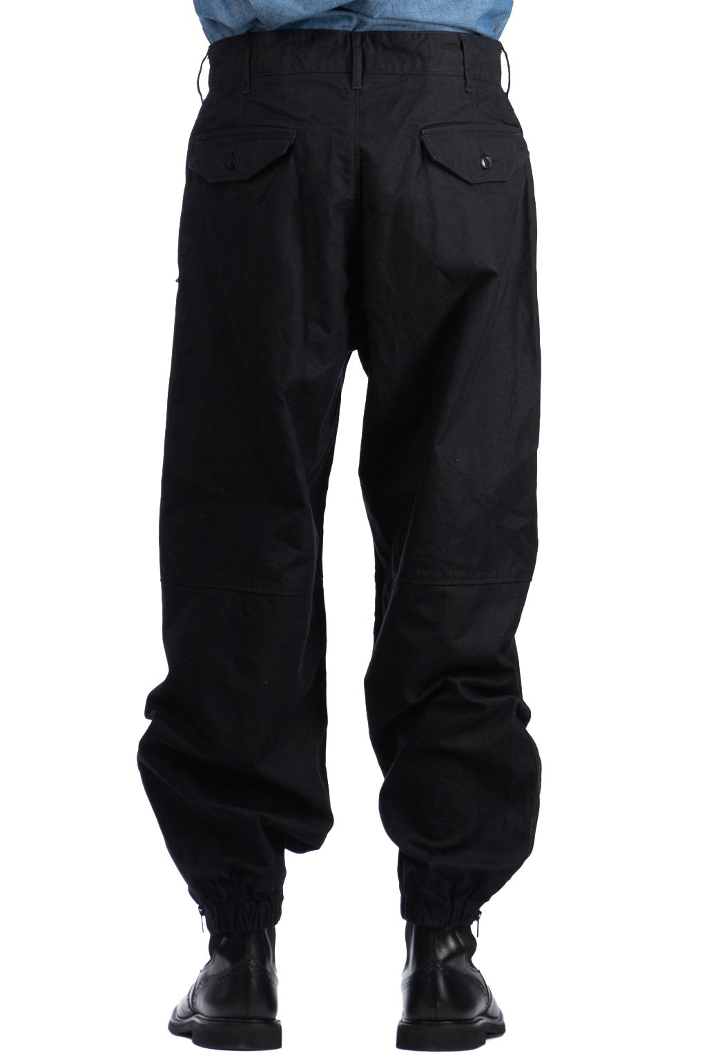 Engineered Garments - IAC Pant-Black Cotton Brushed HB