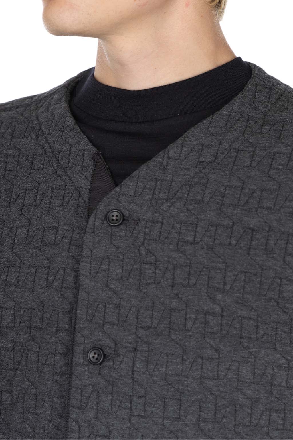 Engineered Garments - Knit Cardigan - Charcoal PC Quilted Jersey