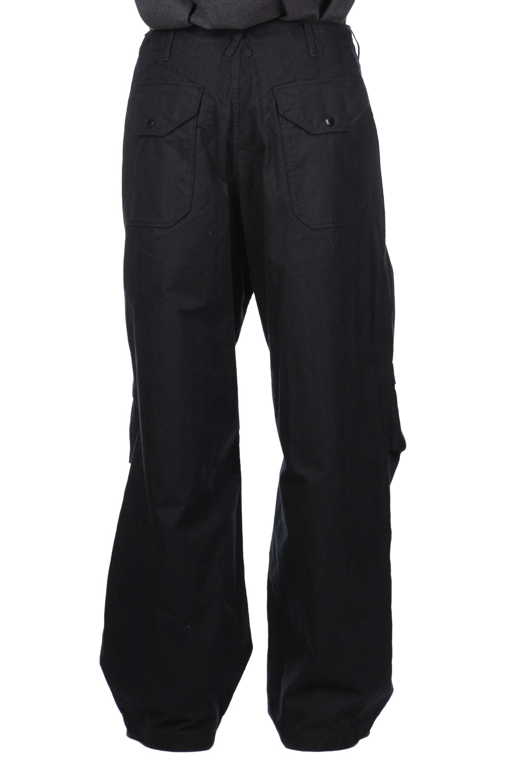 Engineered Garments - Over Pant - Black Cotton Brushed HB