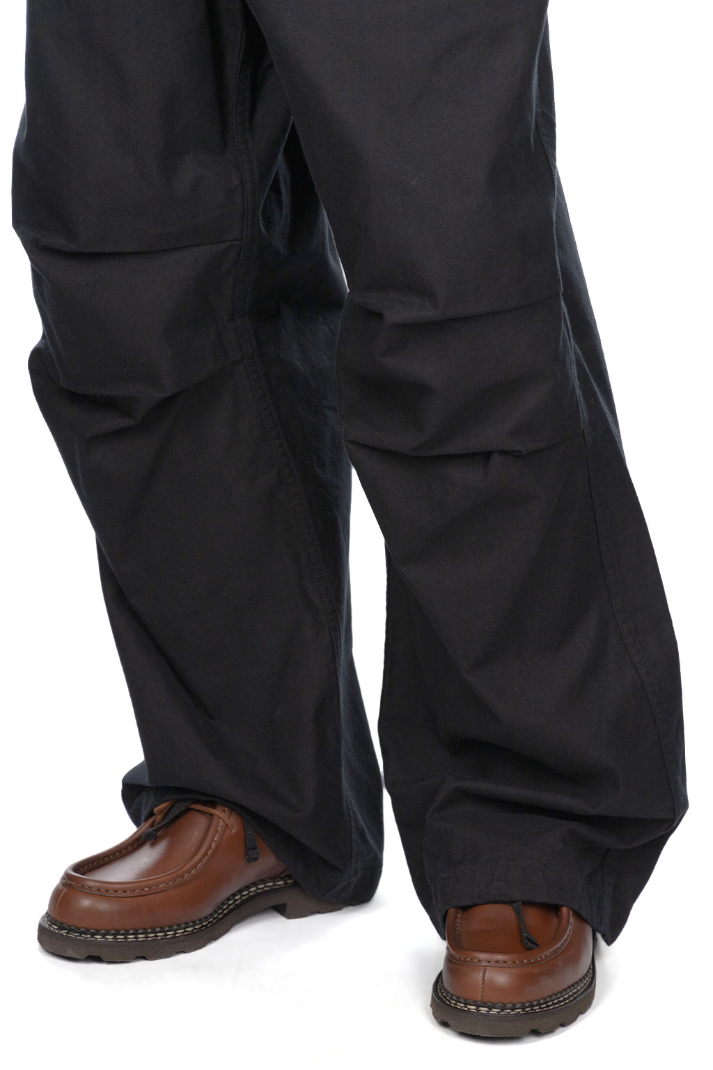 Engineered Garments - Over Pant - Black Cotton Brushed HB