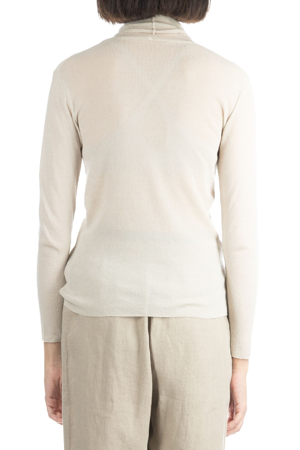 Evam Eva - Cotton Turtleneck-Ecru