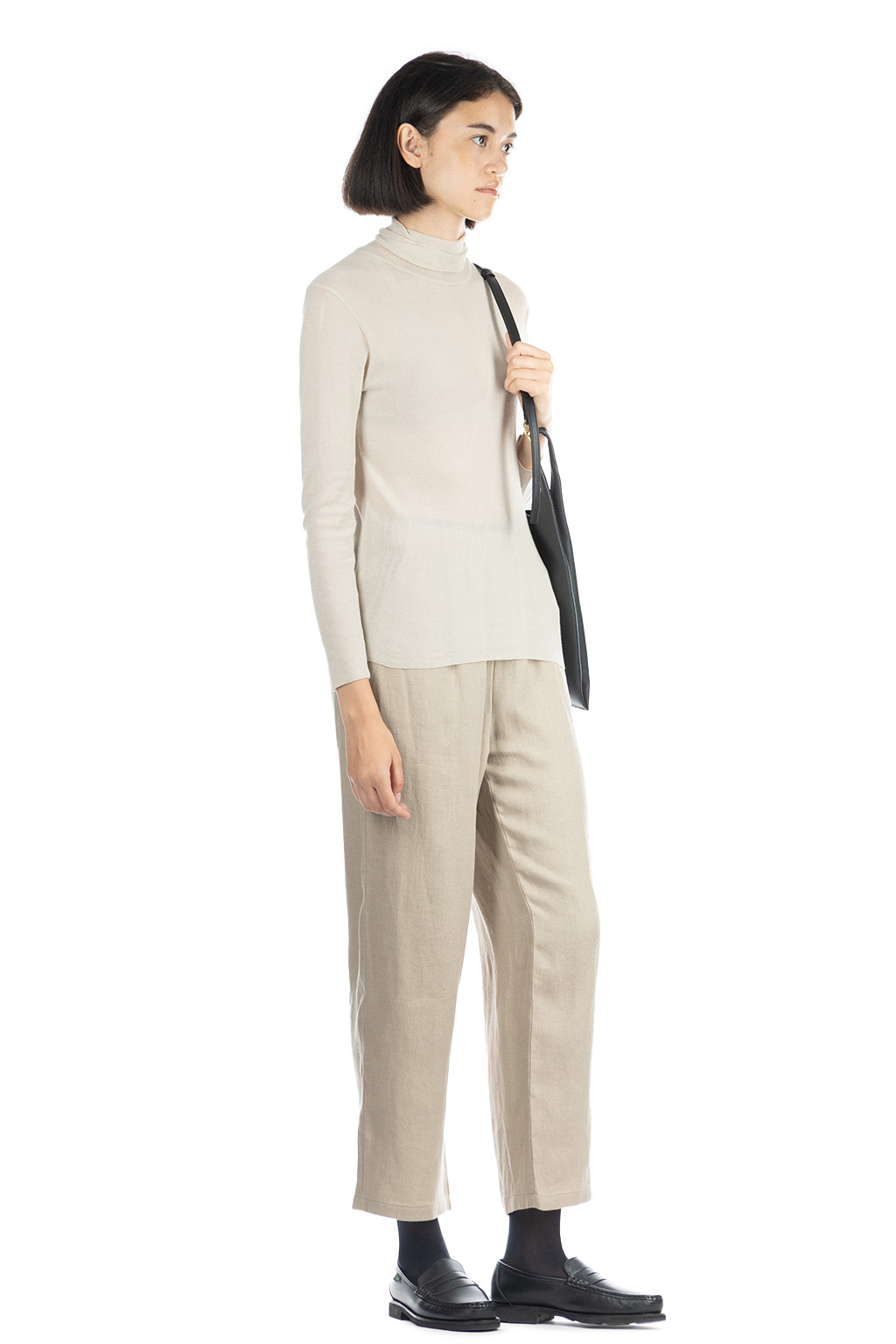 Evam Eva - Cotton Turtleneck-Ecru