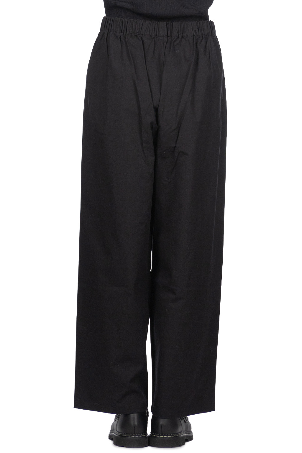 Evam Eva - Cotton Wide Pants-Black