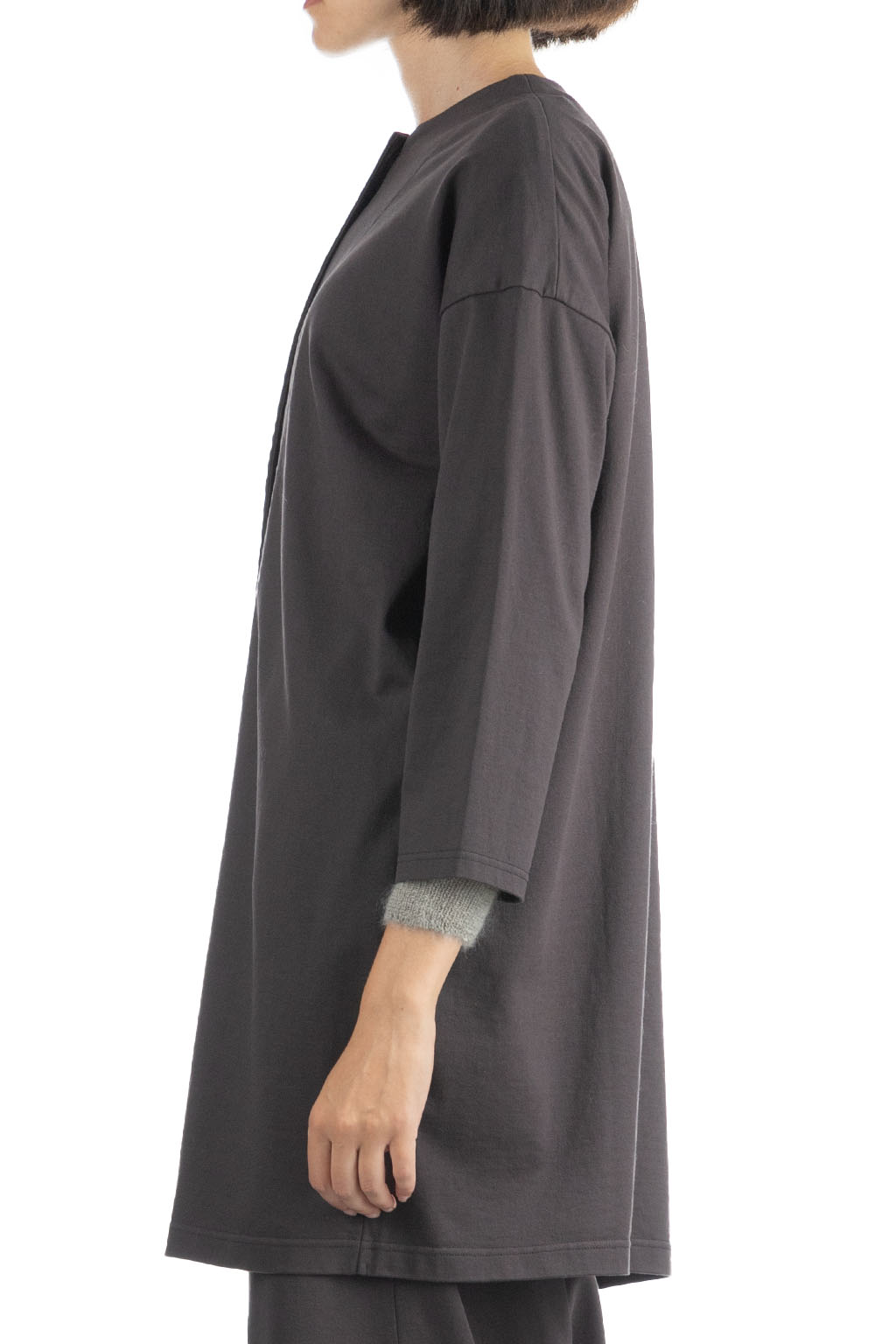 Evam Eva - Sweat Robe-Stone Gray