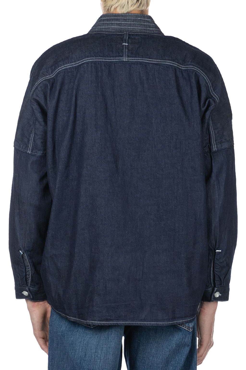 FDMTL - Denim Haori Shirt Rinse - Indigo