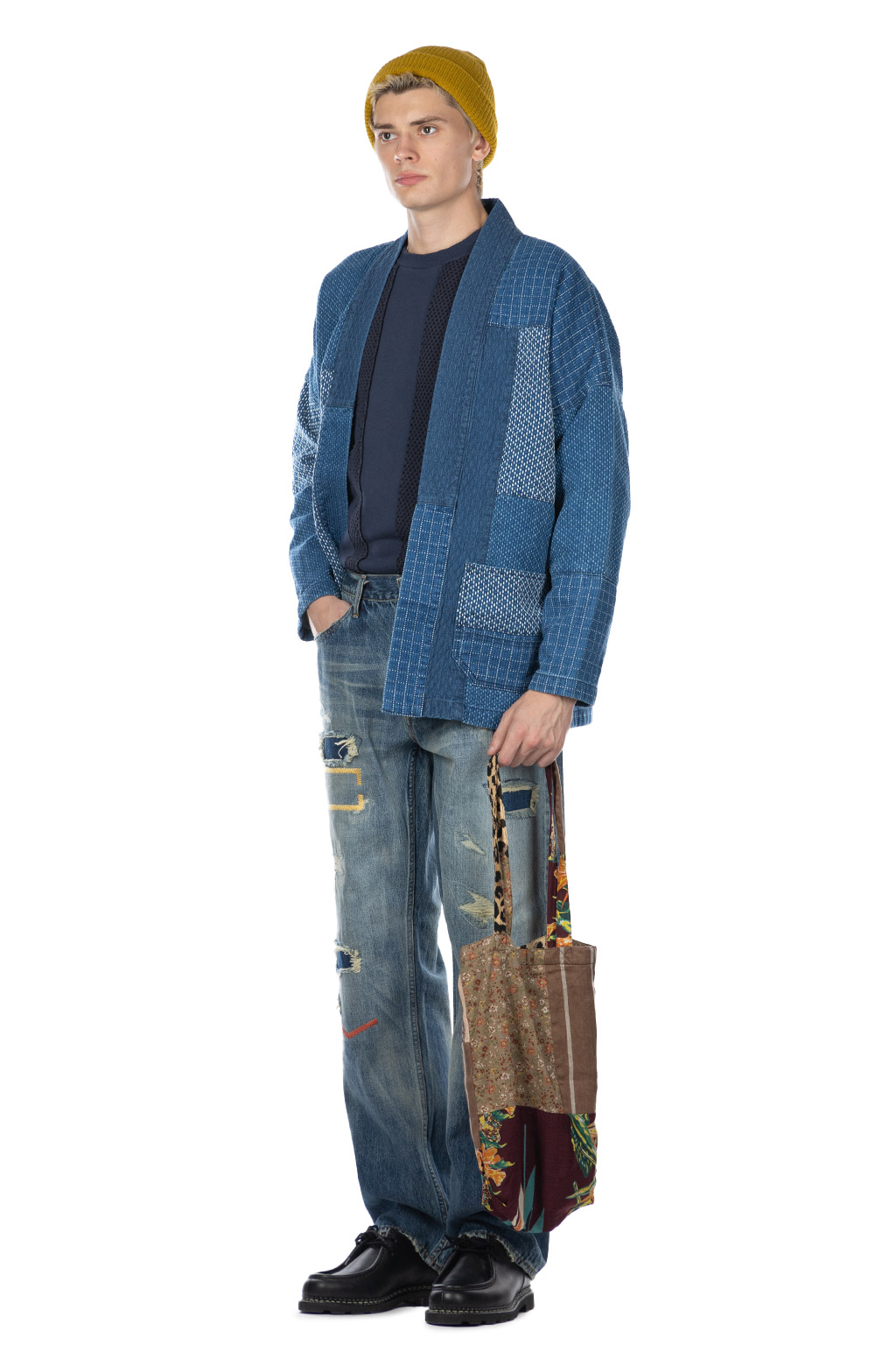 FDMTL - Patchwork Haori Jacket - 3 Year Wash