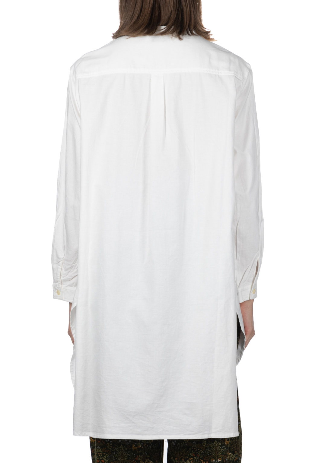 Ichi - Cotton Long Stand Shirt