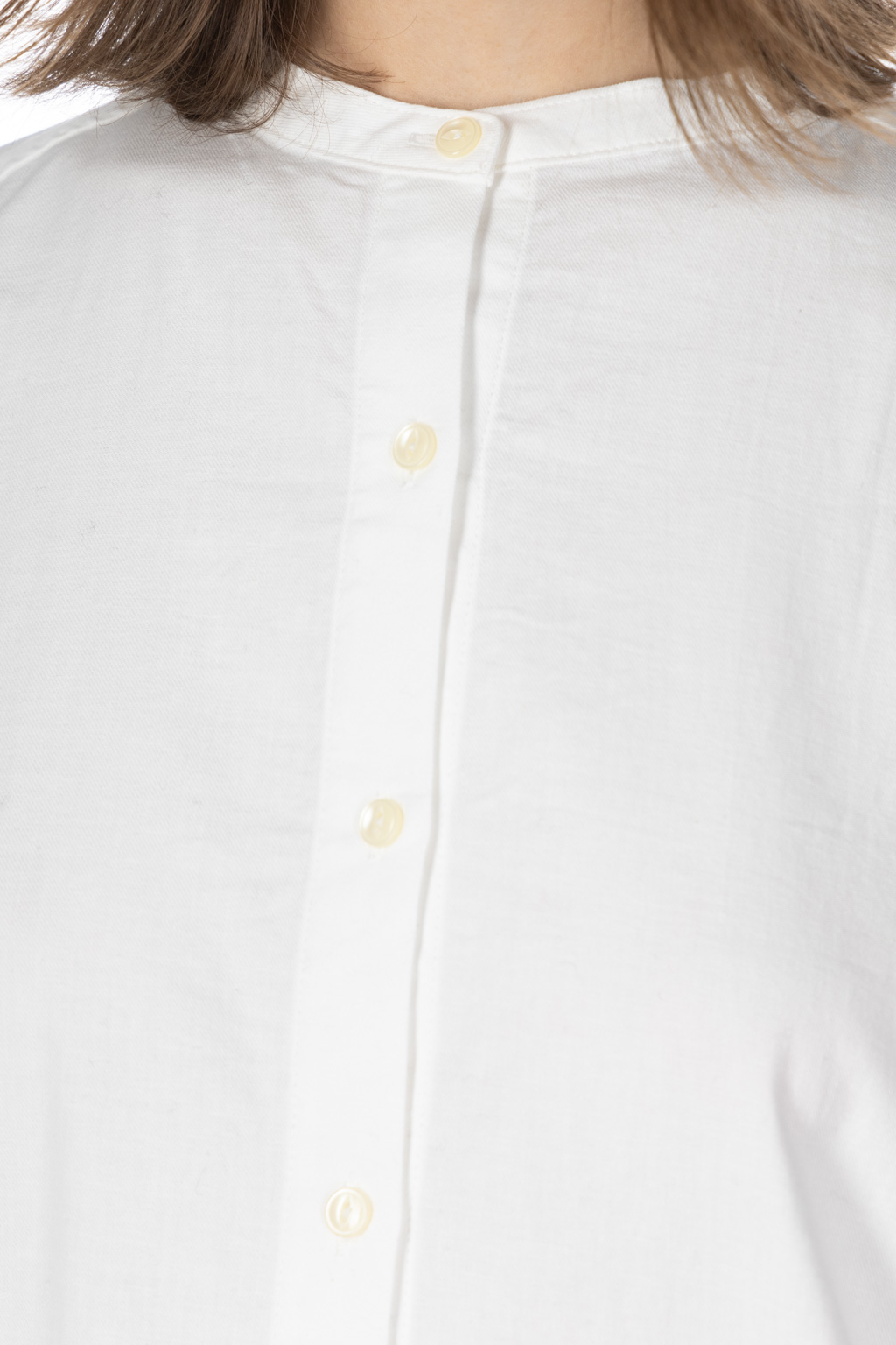 Ichi - Cotton Long Stand Shirt