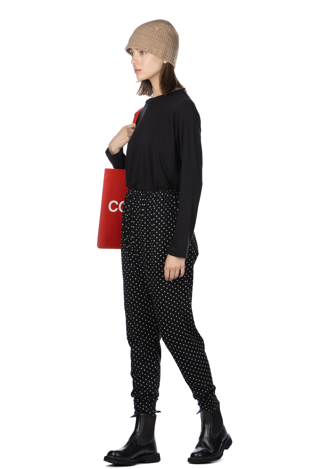 Ichi - Polka Dot Track Pants