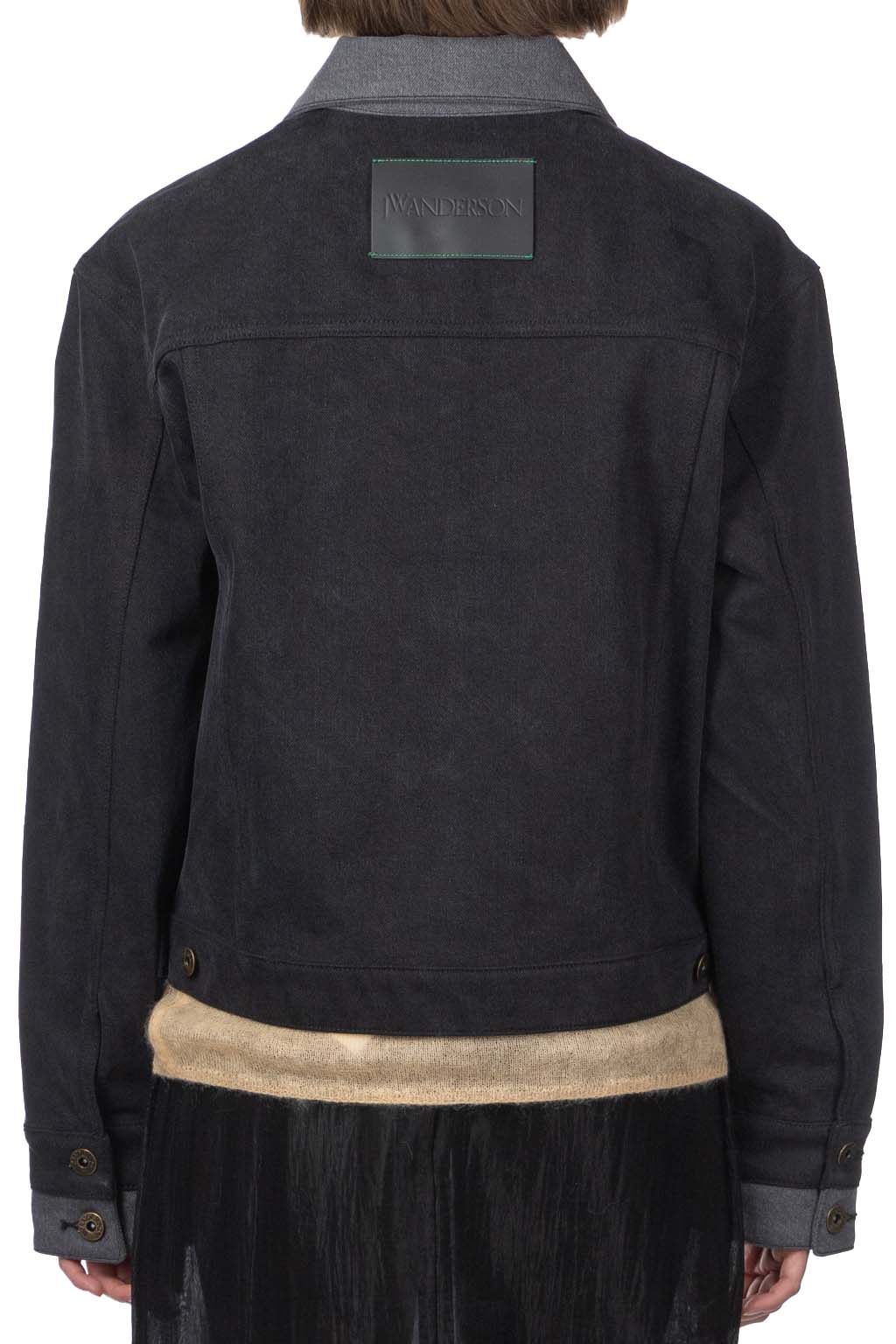 JW Anderson - Layered Denim Jacket - Dark Grey