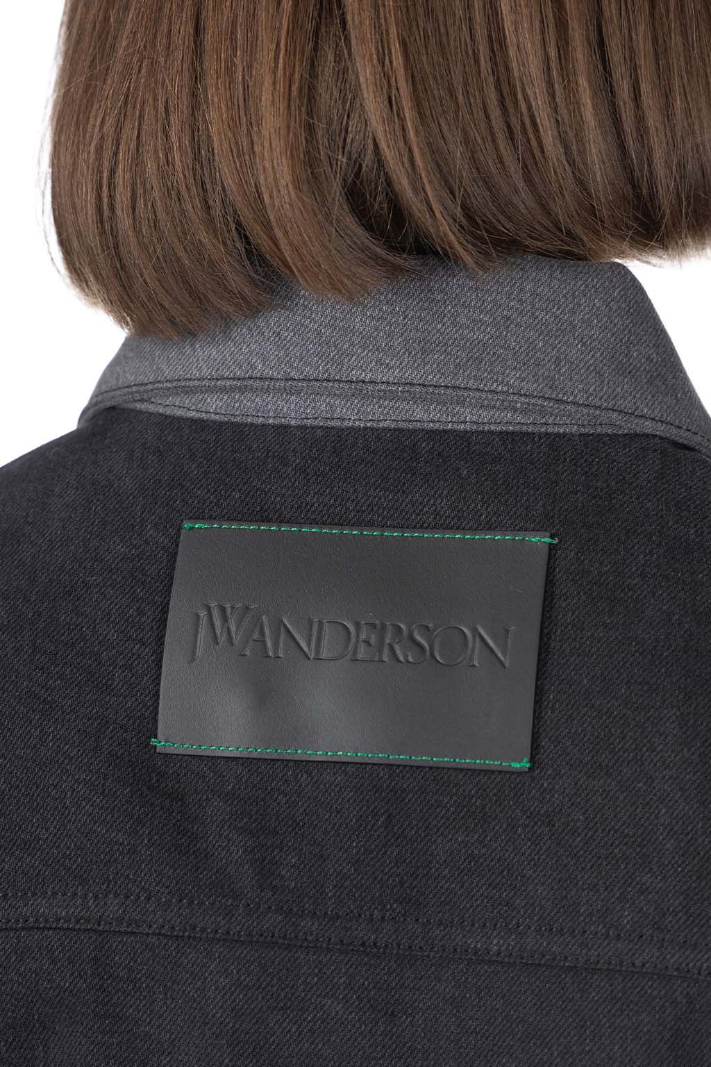 JW Anderson - Layered Denim Jacket - Dark Grey