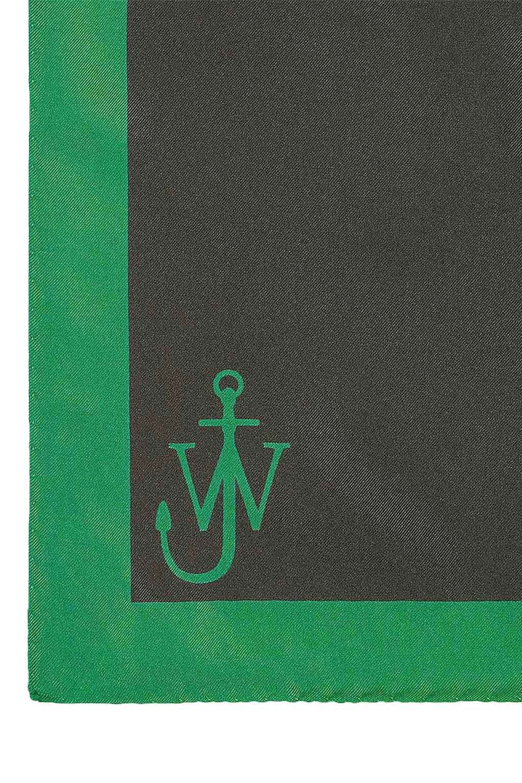 JW Anderson - 60x60 Scarf - Navy Green