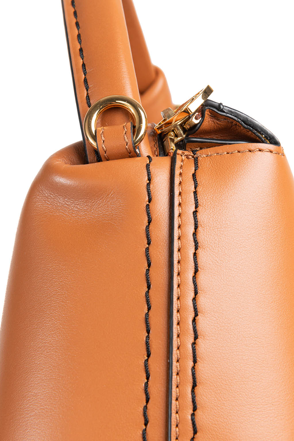 JW Anderson - Small JWA Corner Bag - Leather Crossbody Bag - Pecan