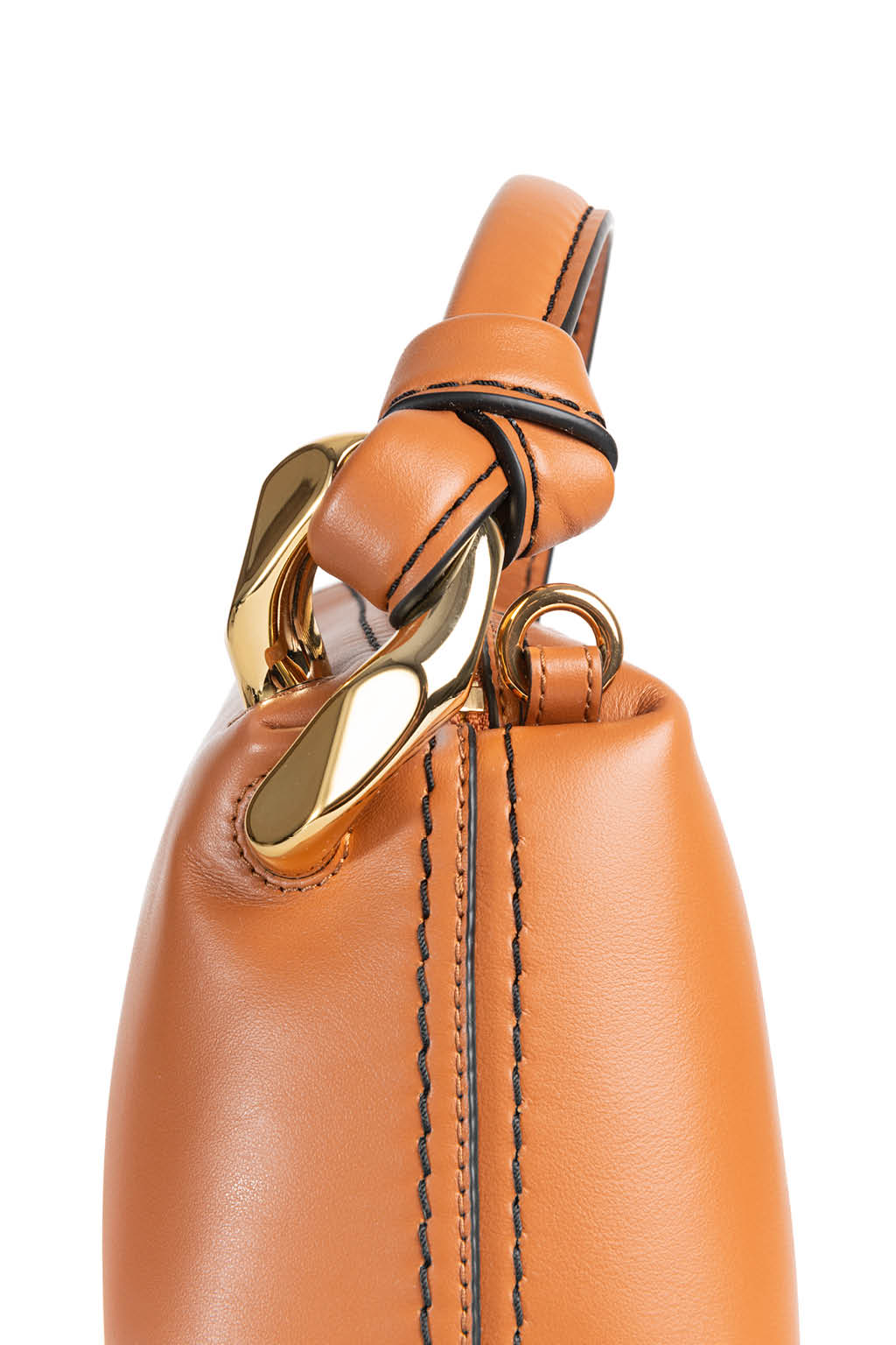 JW Anderson - Small JWA Corner Bag - Leather Crossbody Bag - Pecan