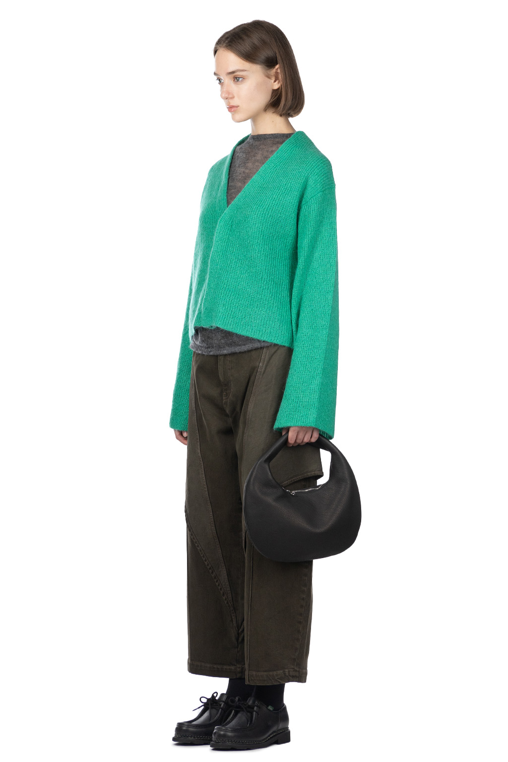 JW Anderson - V Neck Cardigan - Jade