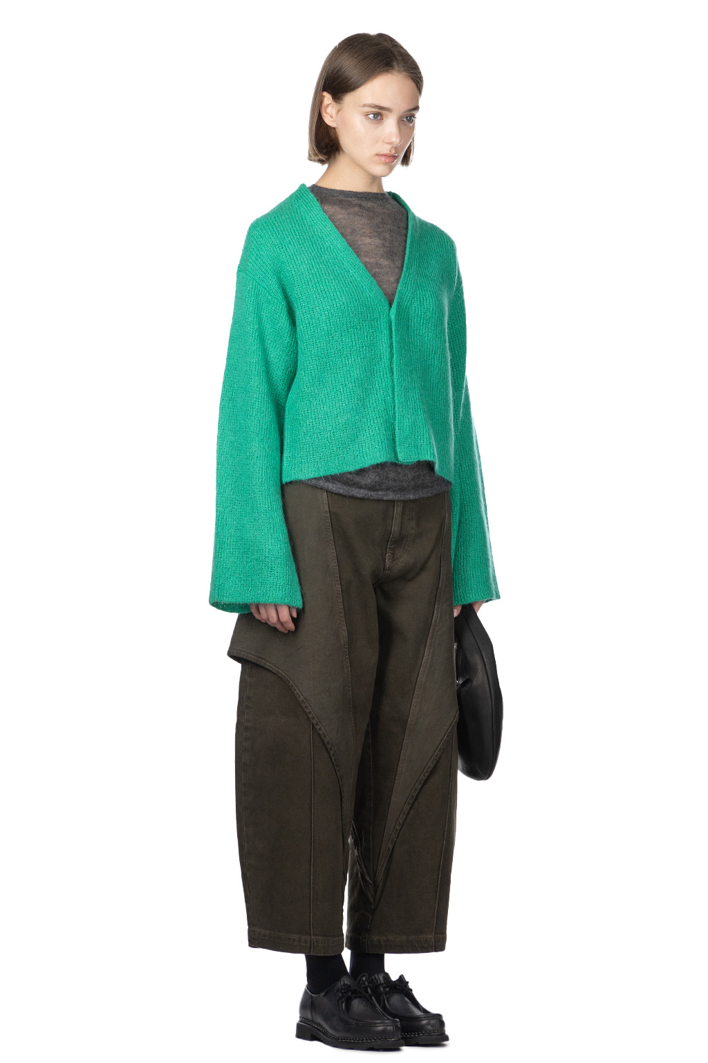 JW Anderson - V Neck Cardigan - Jade