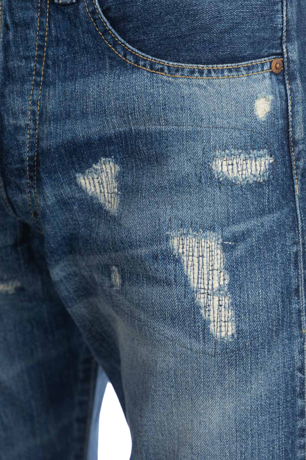 Junya Watanabe MAN - Patchwork denim