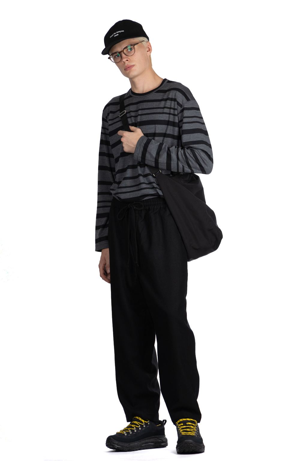 Junya Watanabe MAN - Relaxed Cotton Wide Pants in Black