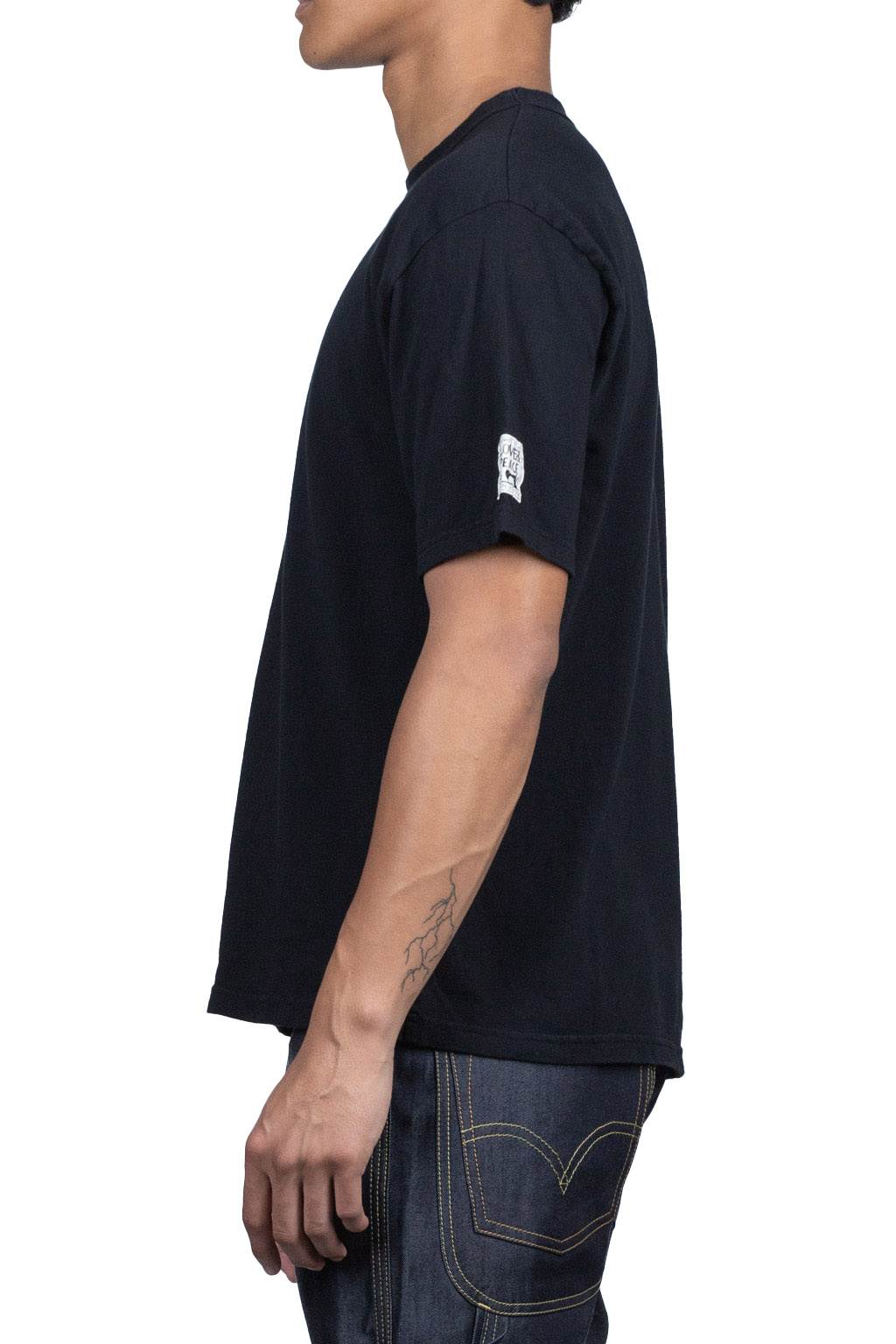 Kapital - 20/-Jersey ROOKIE Crew T (BRACKETS KAP) - Black