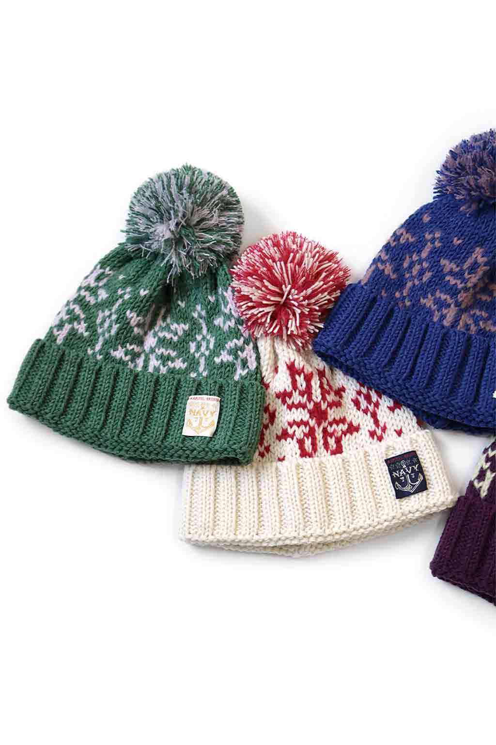 Kapital - 3G Wool Snow Knit Cap - 5 Colors